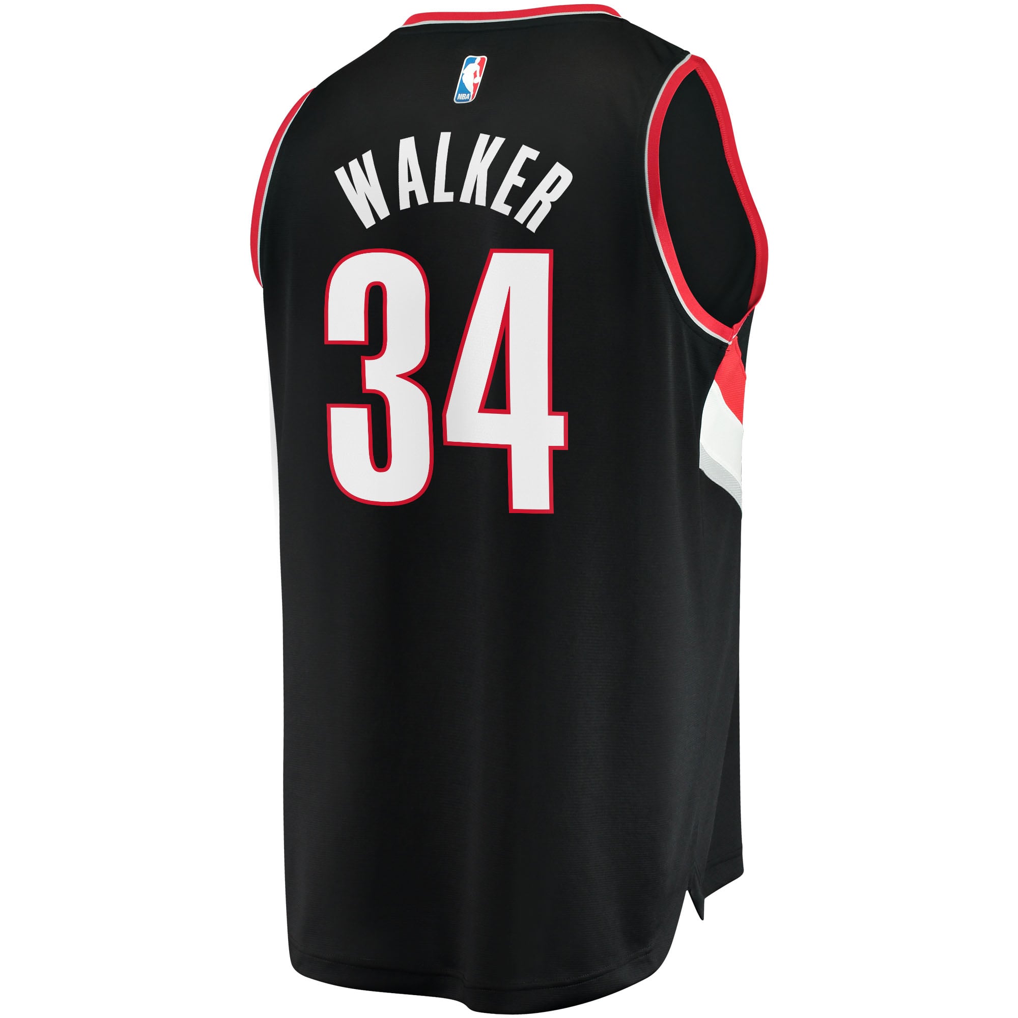 Jabari Walker Portland Trail Blazers Black Jersey - Youth