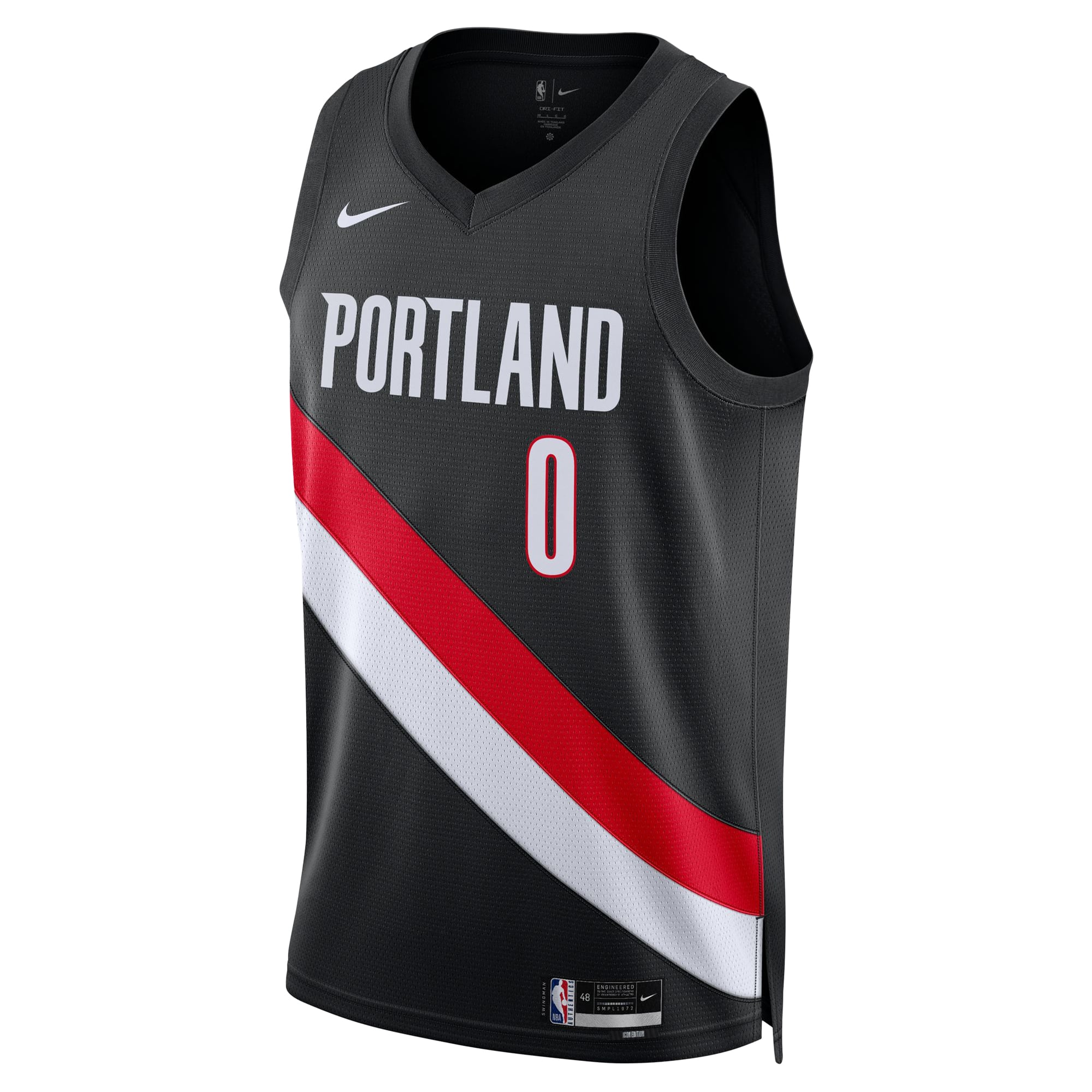 Portland Trail Blazers Black Jersey 2 - Women's