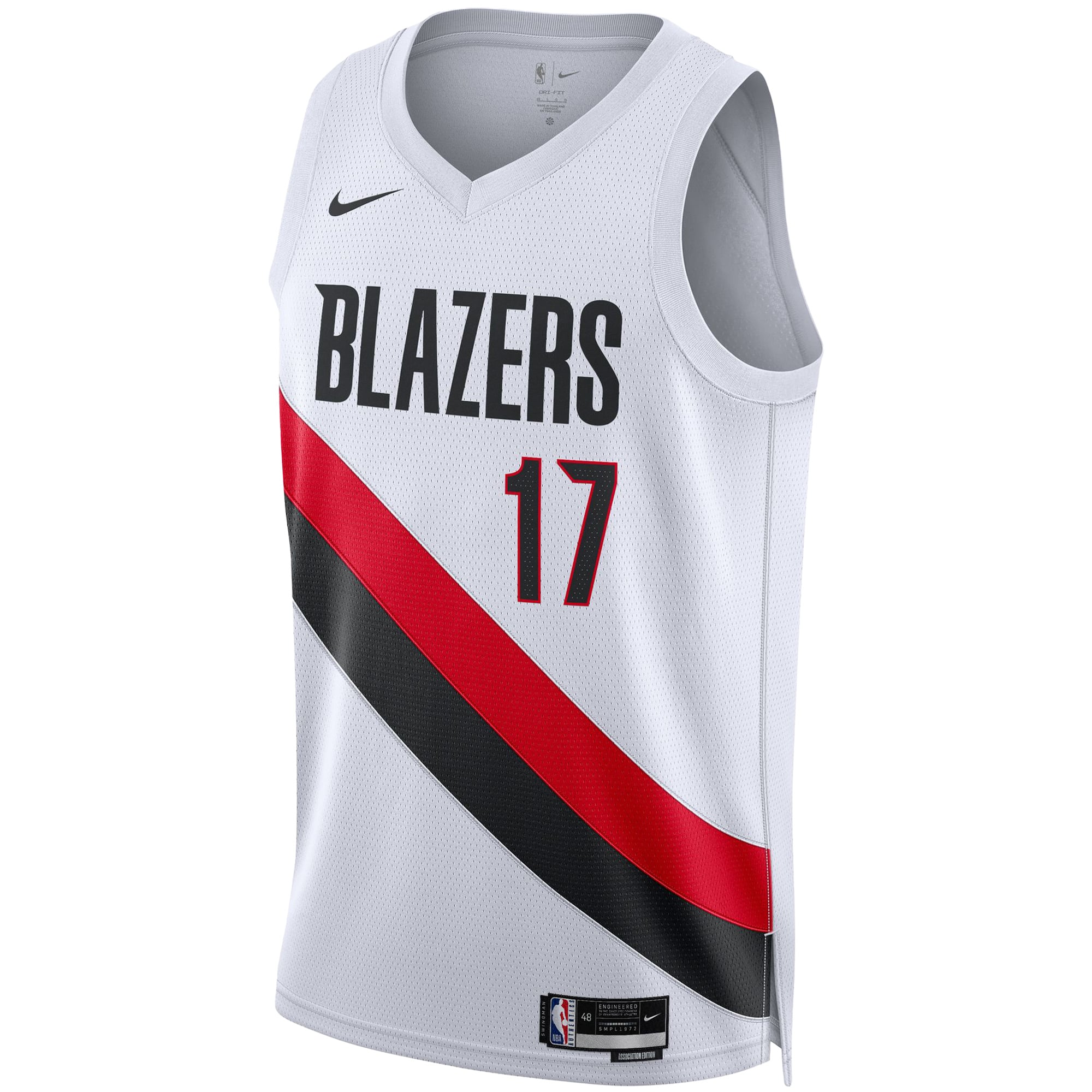 Shaedon Sharpe Portland Trail Blazers White Jersey - Youth