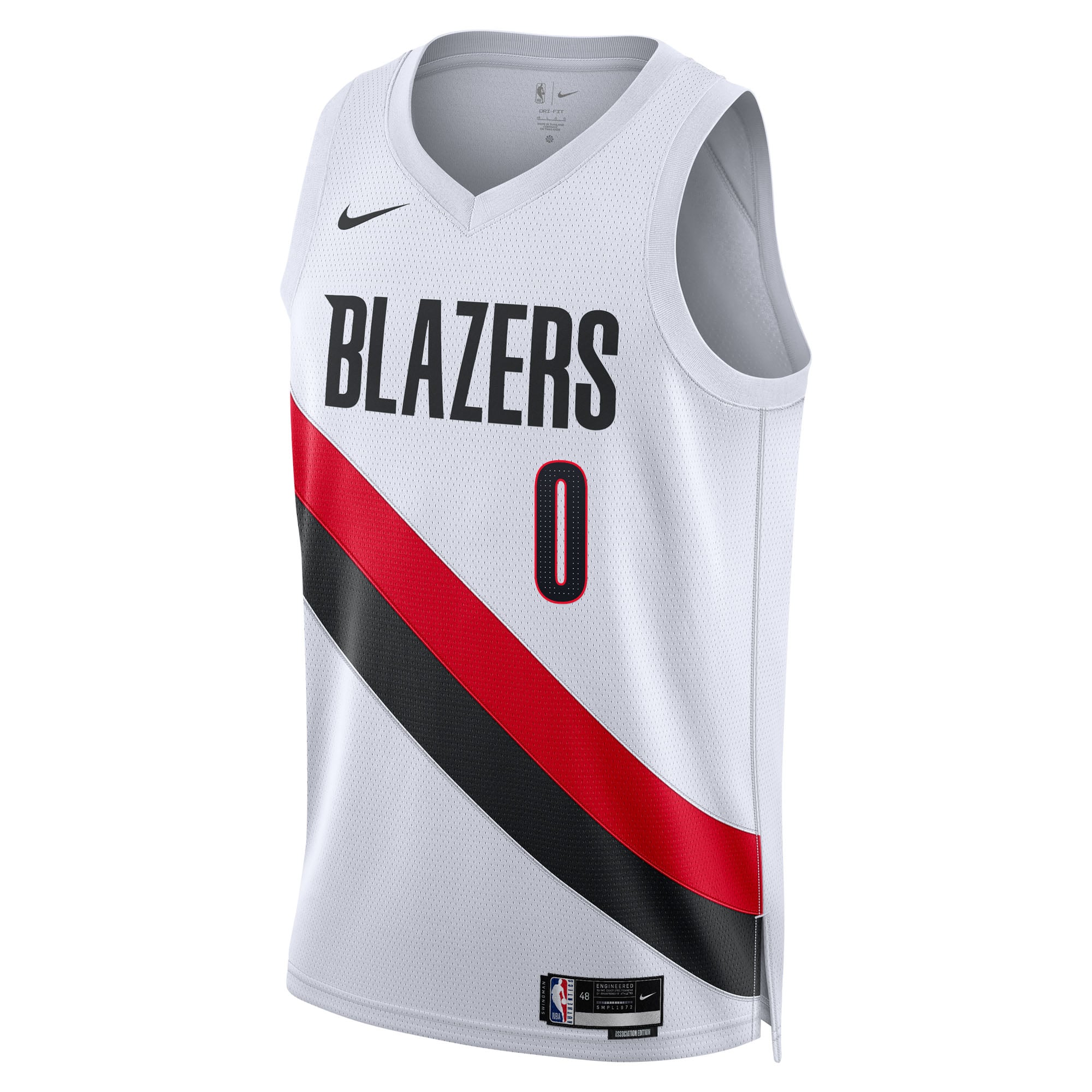 Damian Lillard Portland Trail Blazers White Jersey 2 - Youth