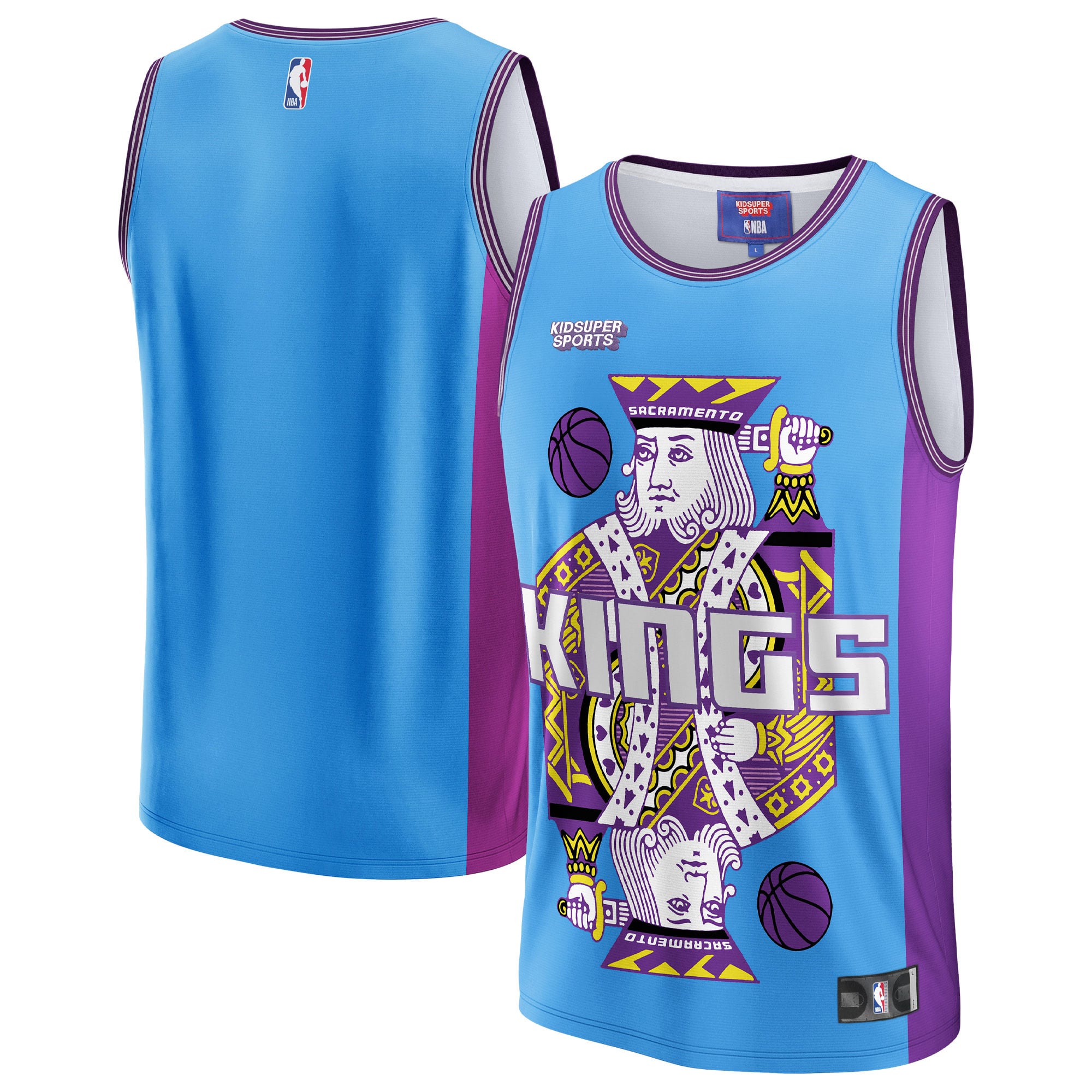 Sacramento Kings Blue Basketball Jersey - Women's