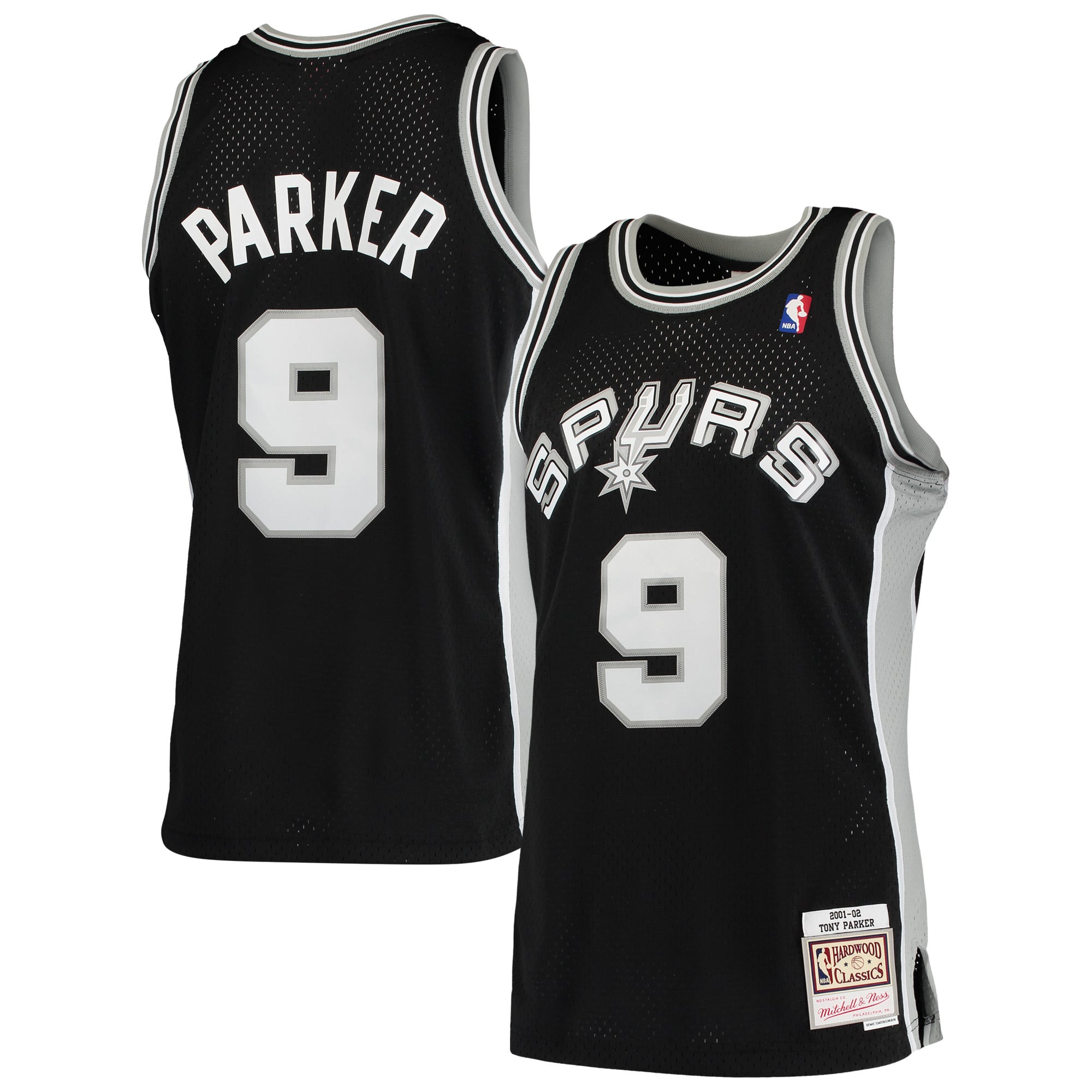Tony Parker San Antonio Spurs Black Jersey - Women's