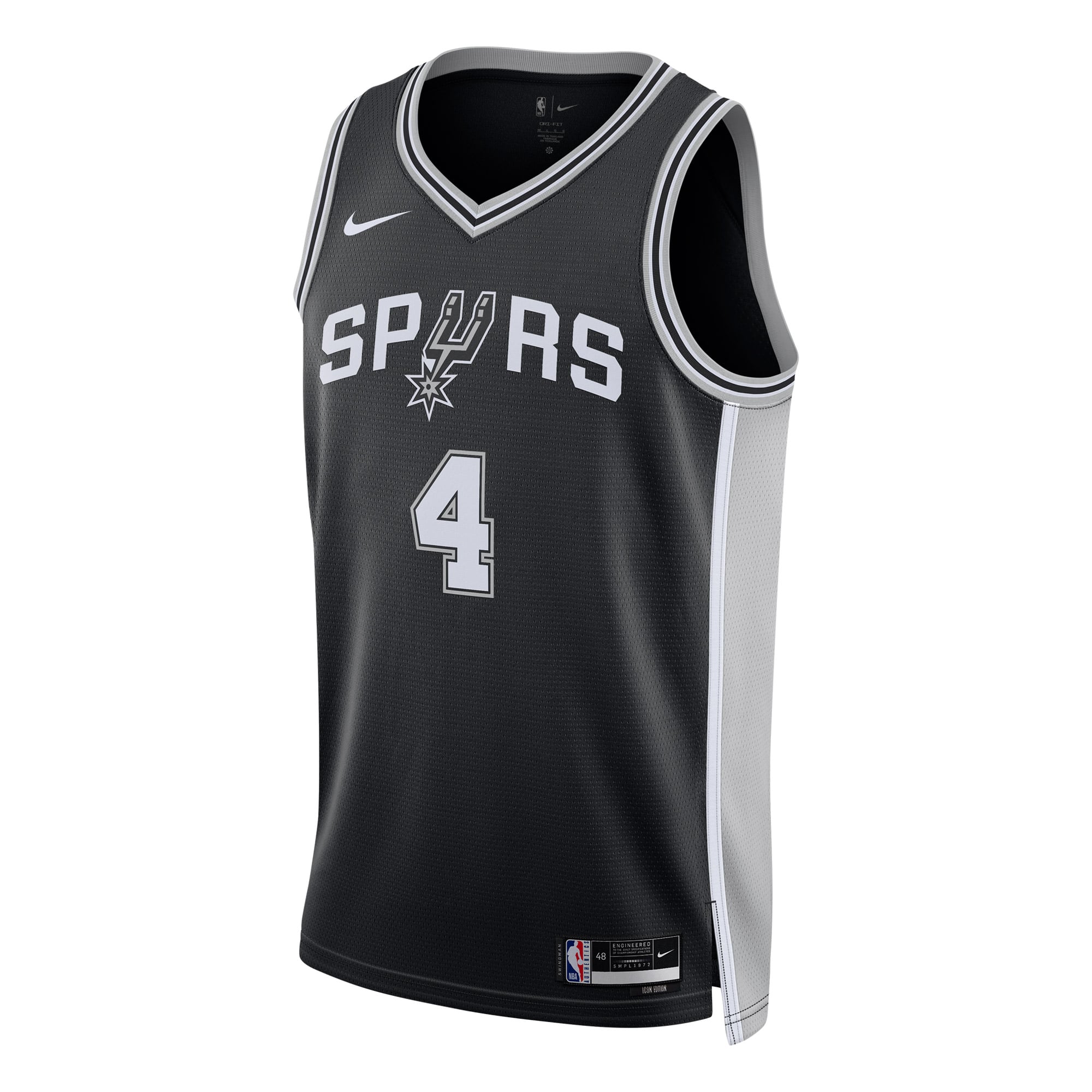 San Antonio Spurs Black Edition 3 Jersey - Women's