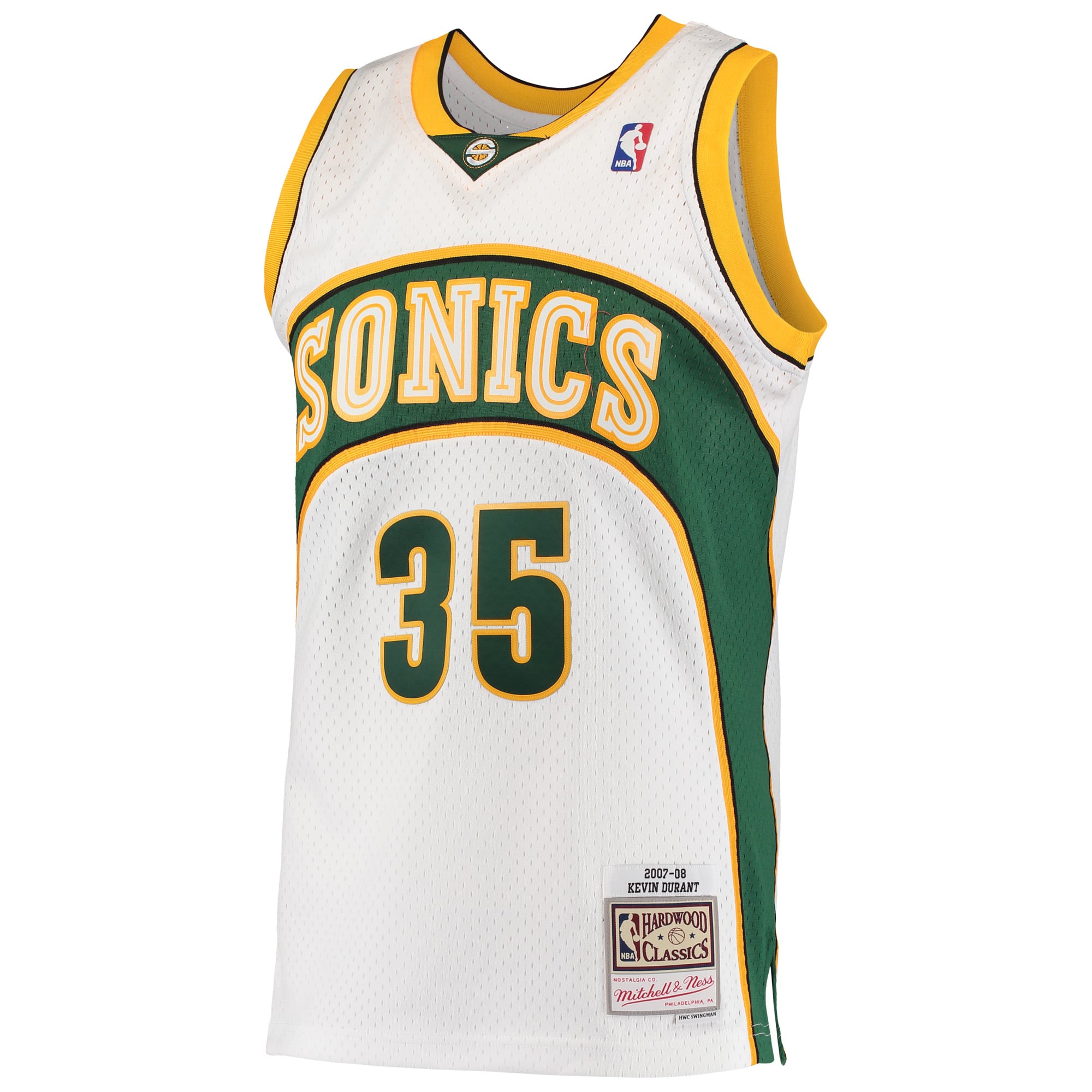 Kevin Durant Seattle Supersonics White Shirt - Youth