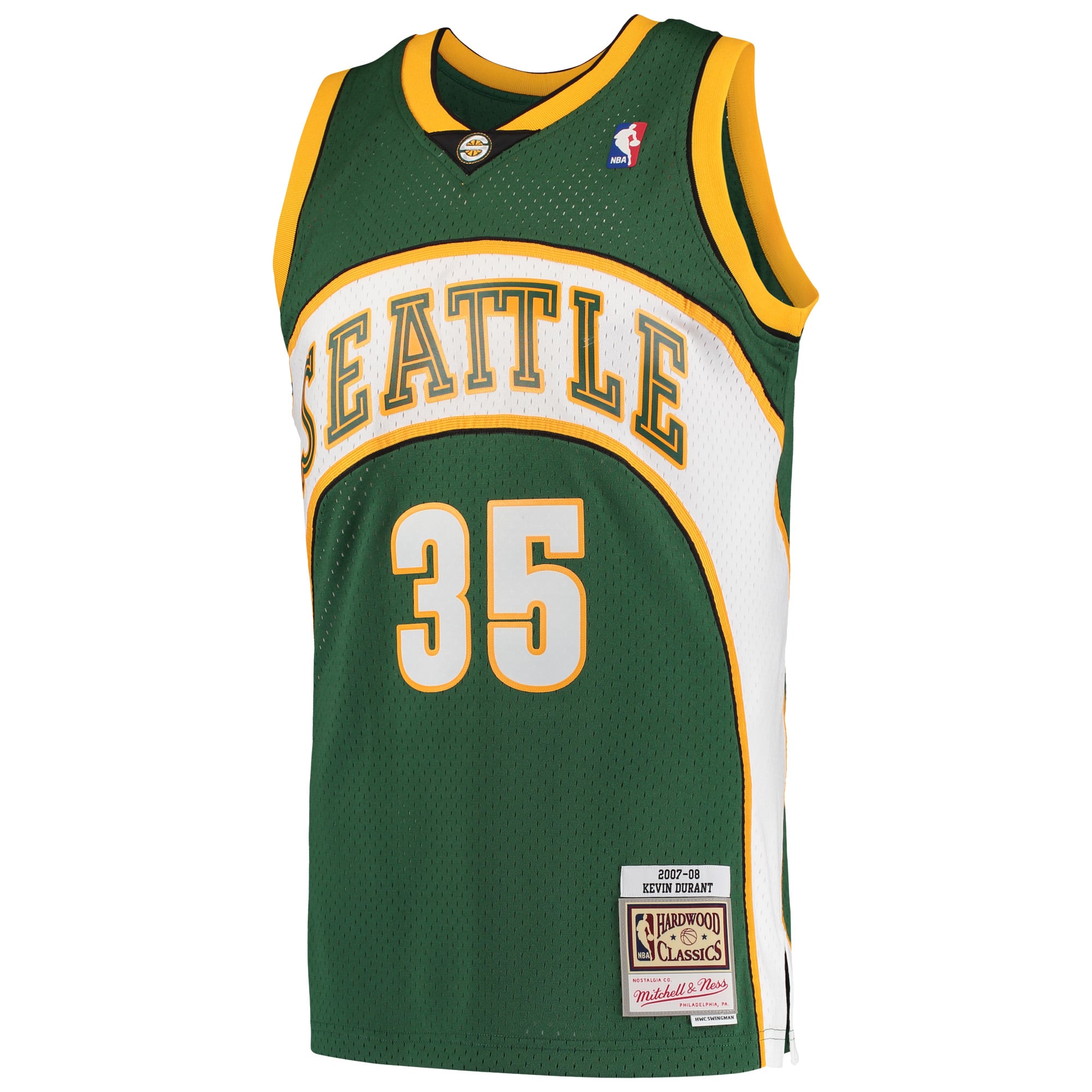 Kevin Durant Seattle Supersonics Green Jersey - Youth