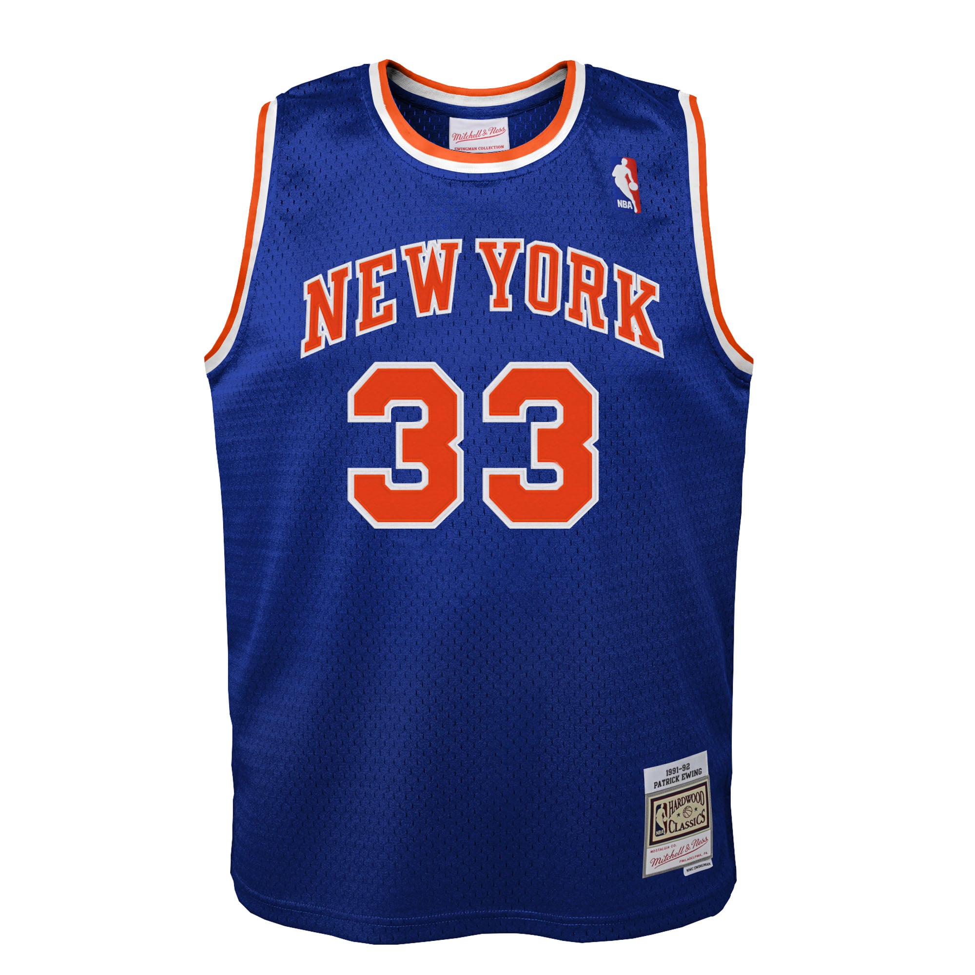 Patrick Ewing New York Knicks Blue Swingman Jersey - Youth
