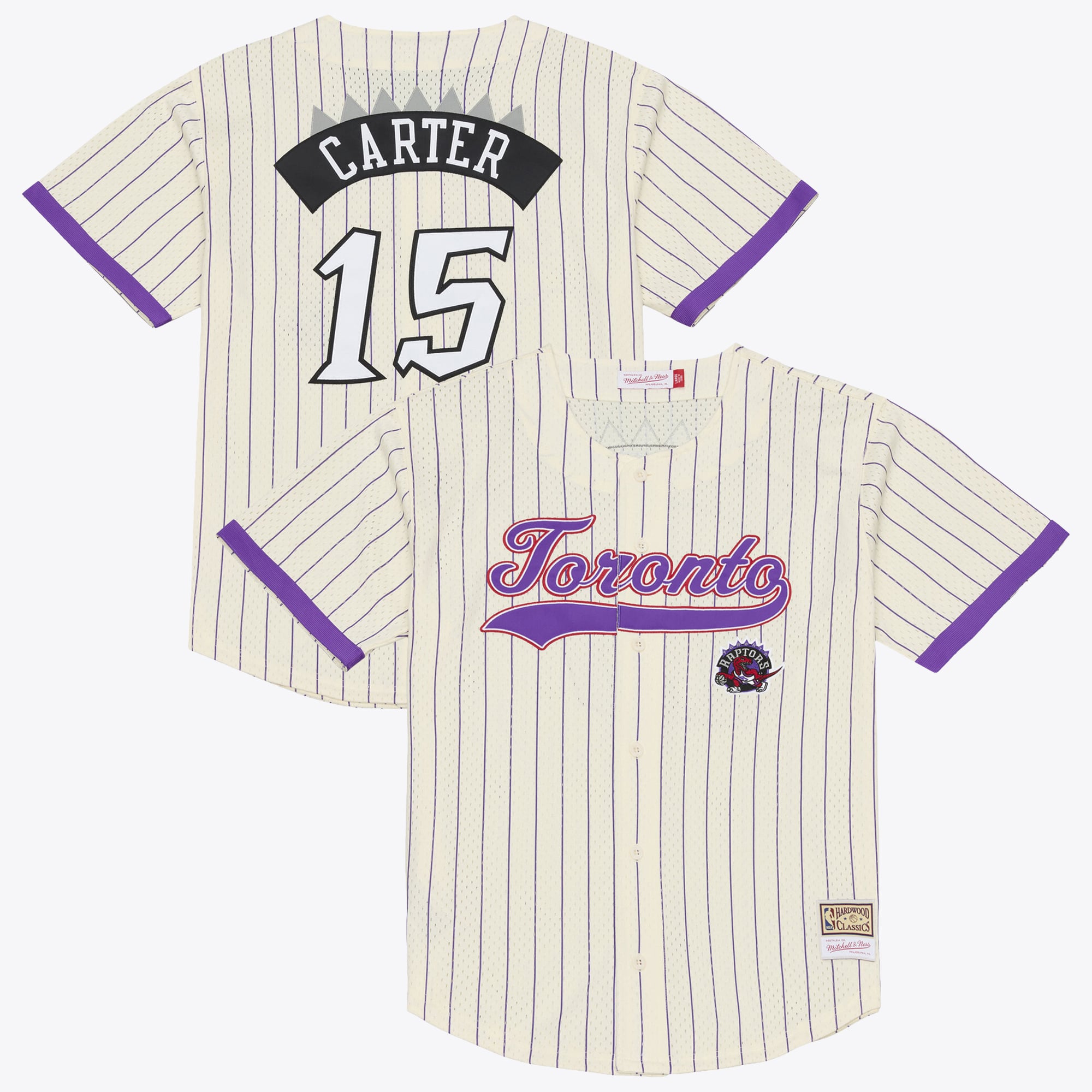Vince Carter Toronto Raptors Cream Basketball Jersey - Youth