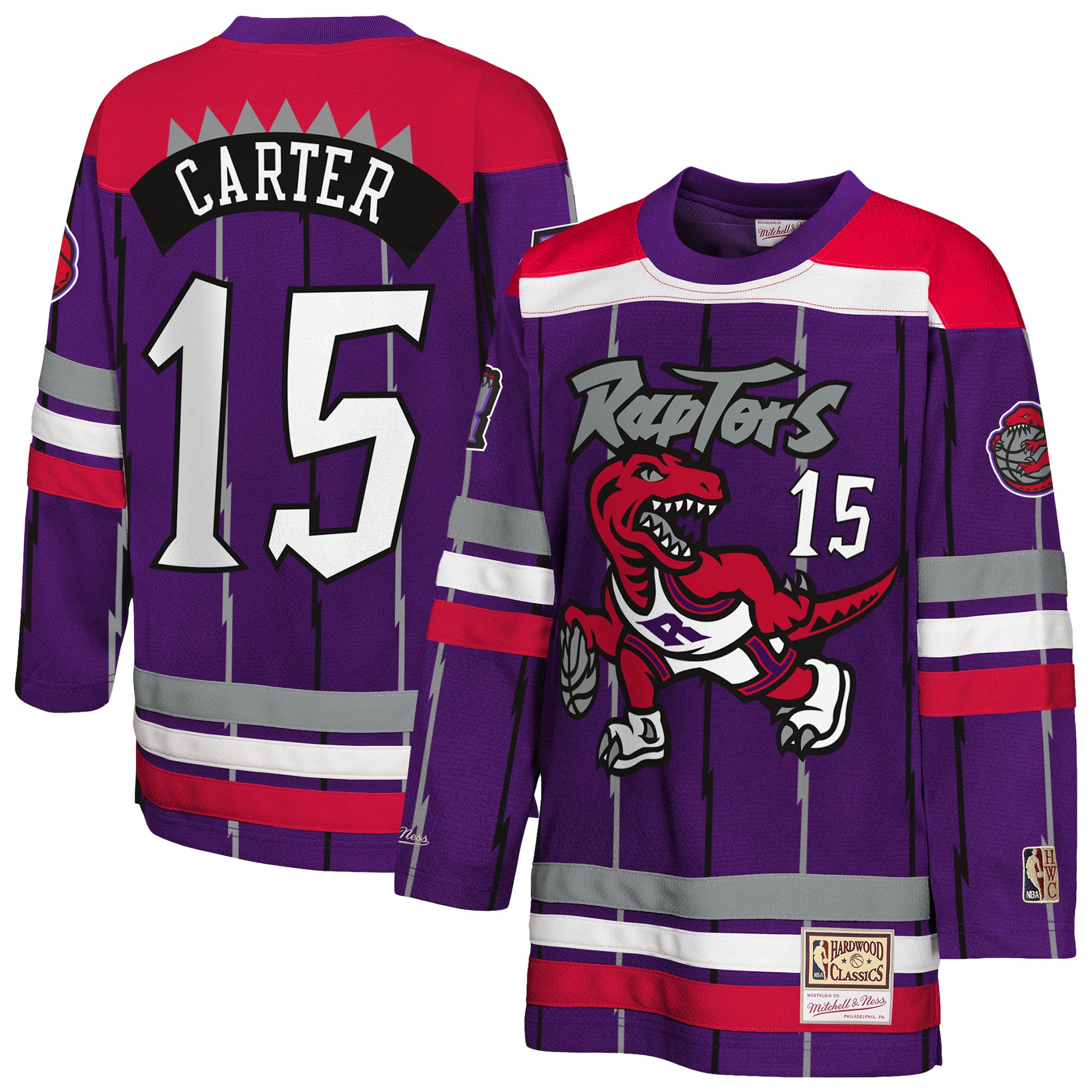 Vince Carter Toronto Raptors Purple Fashion Jersey - Youth
