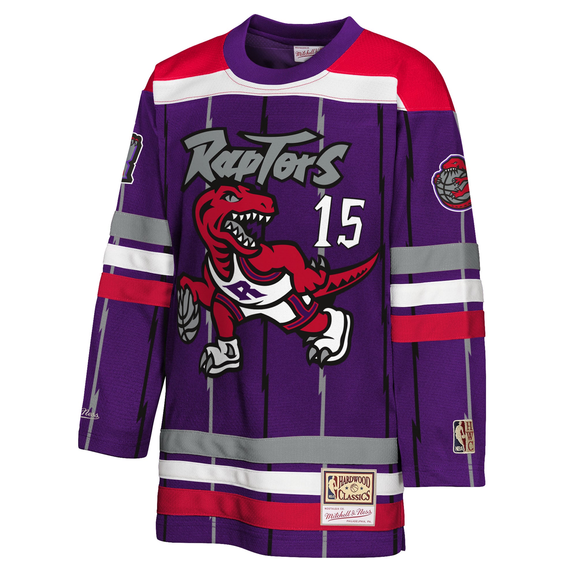 Vince Carter Toronto Raptors Purple Fashion Jersey - Youth