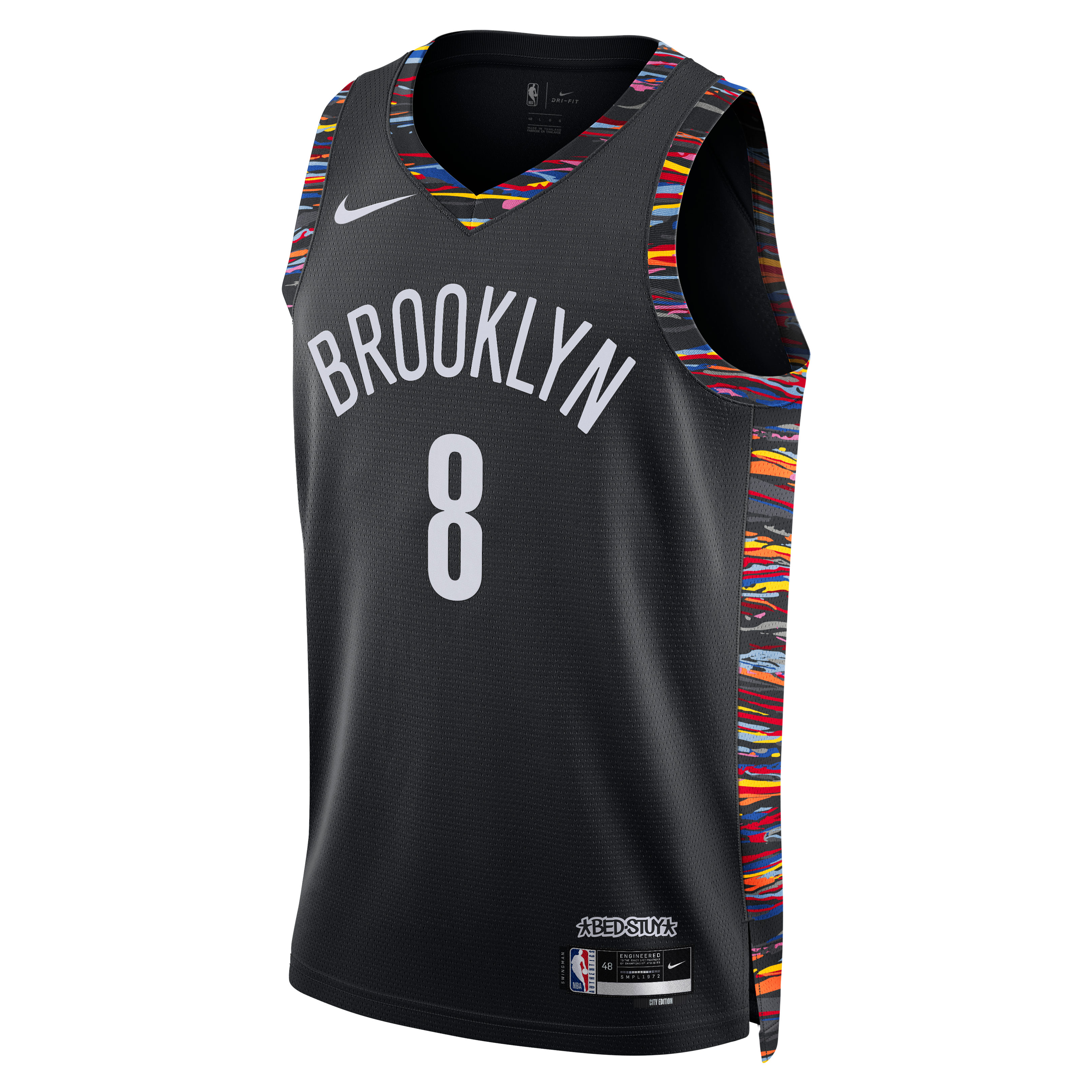 Brooklyn Nets Black City Edition Swingman Jersey - Men's