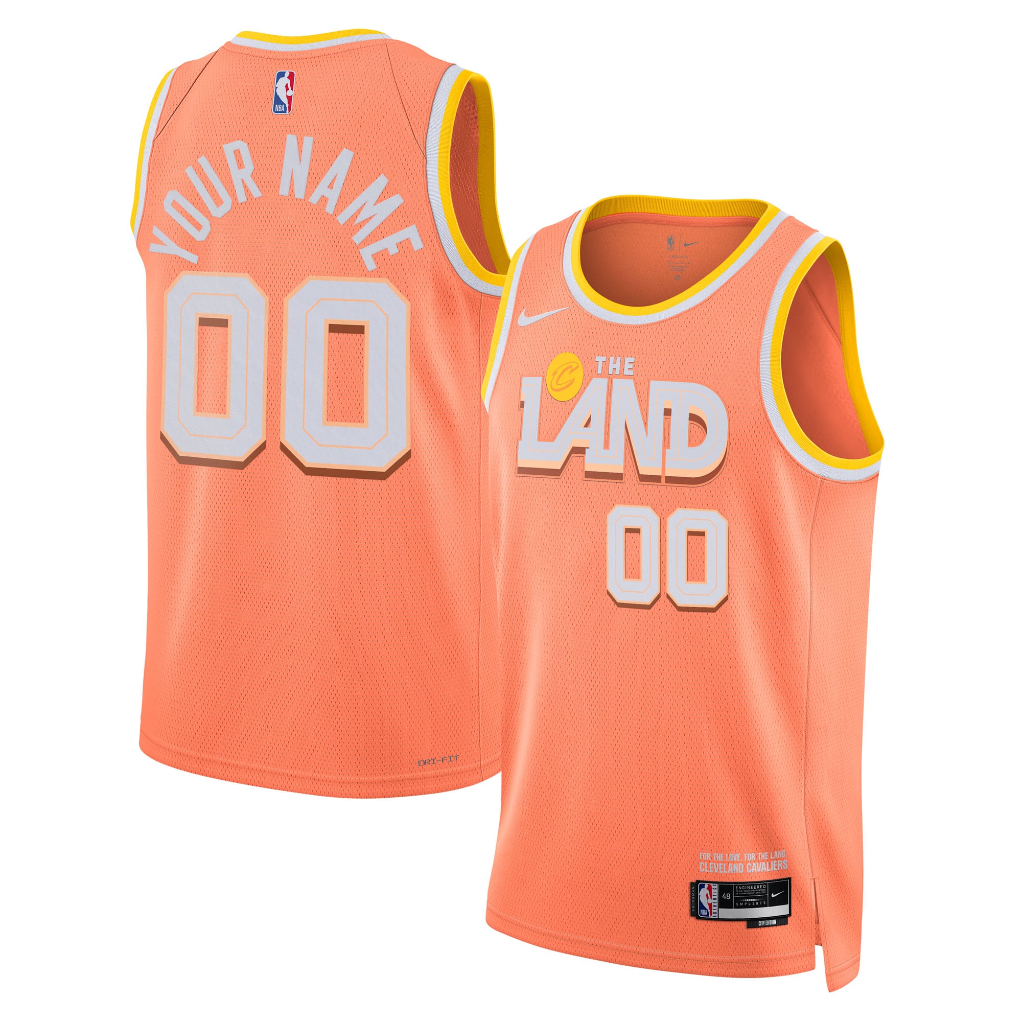 Cleveland Cavaliers Orange Basketball Jersey - Women's