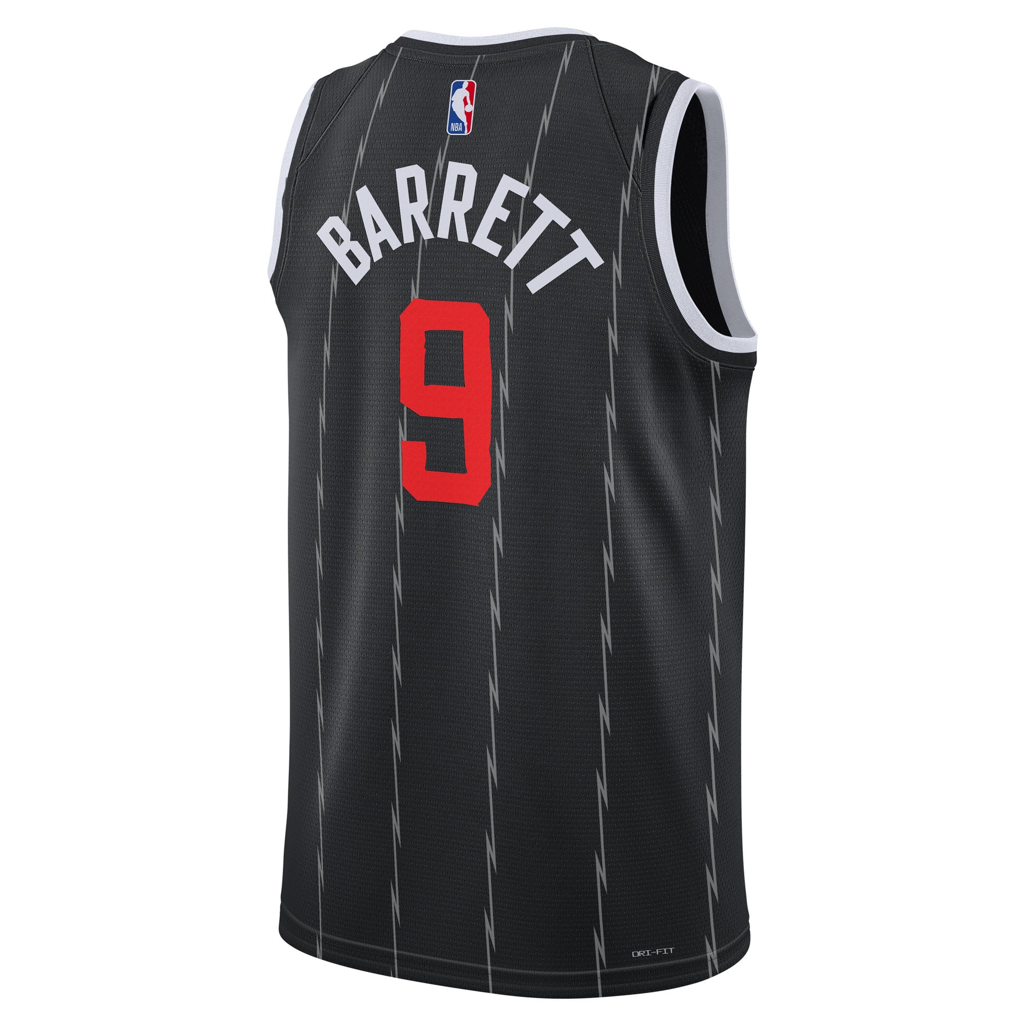 RJ Barrett Toronto Raptors Black RJ Barrett Jersey - Youth