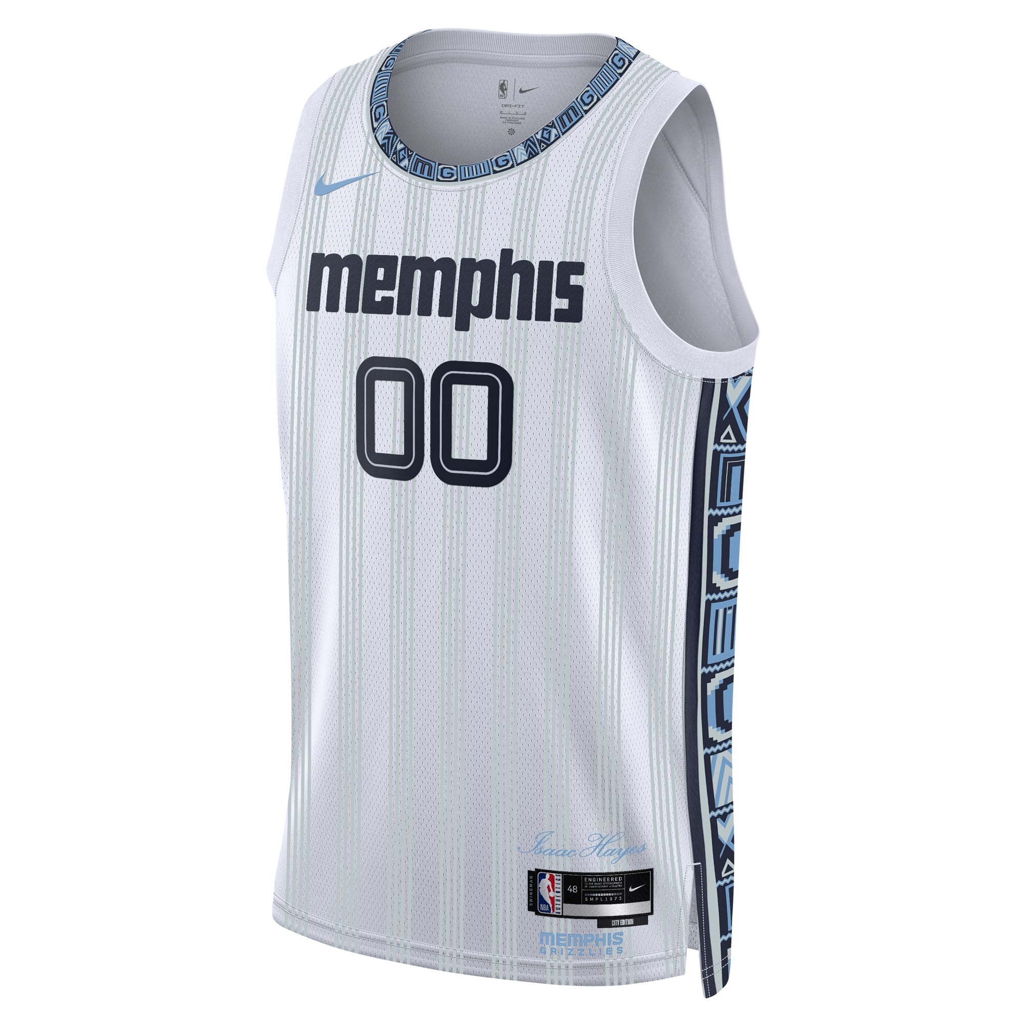 Memphis Grizzlies White Basketball Jersey 2025/26 - Youth