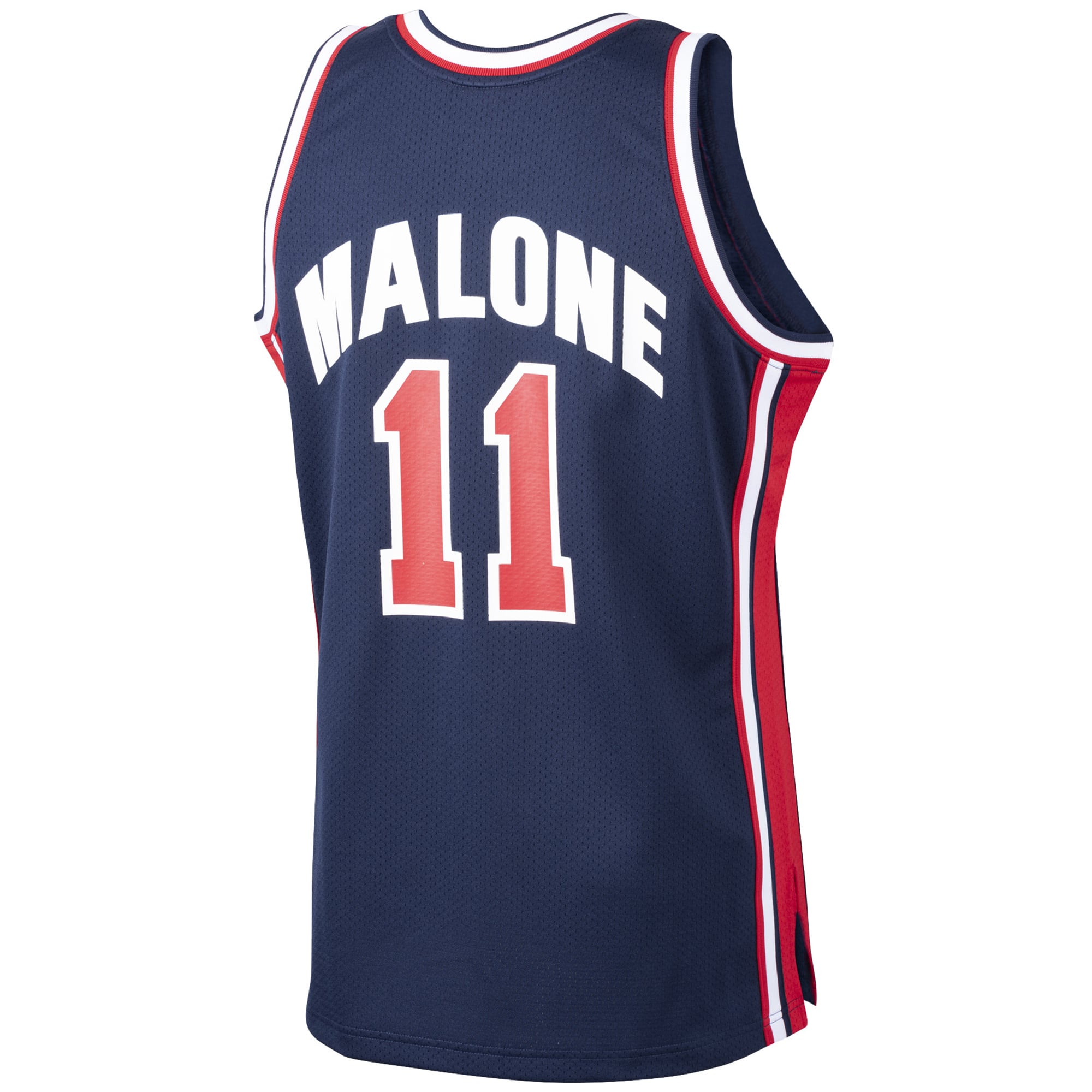 Karl Malone USA Basketball Navy Basketball Jersey - Women's
