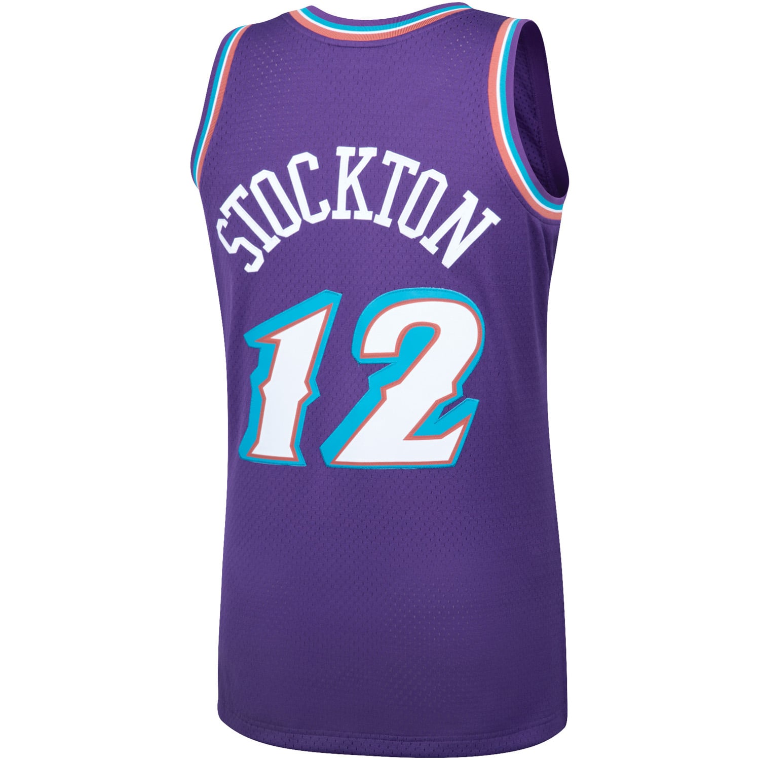 John Stockton Utah Jazz Purple Basketball Shirt - Women's