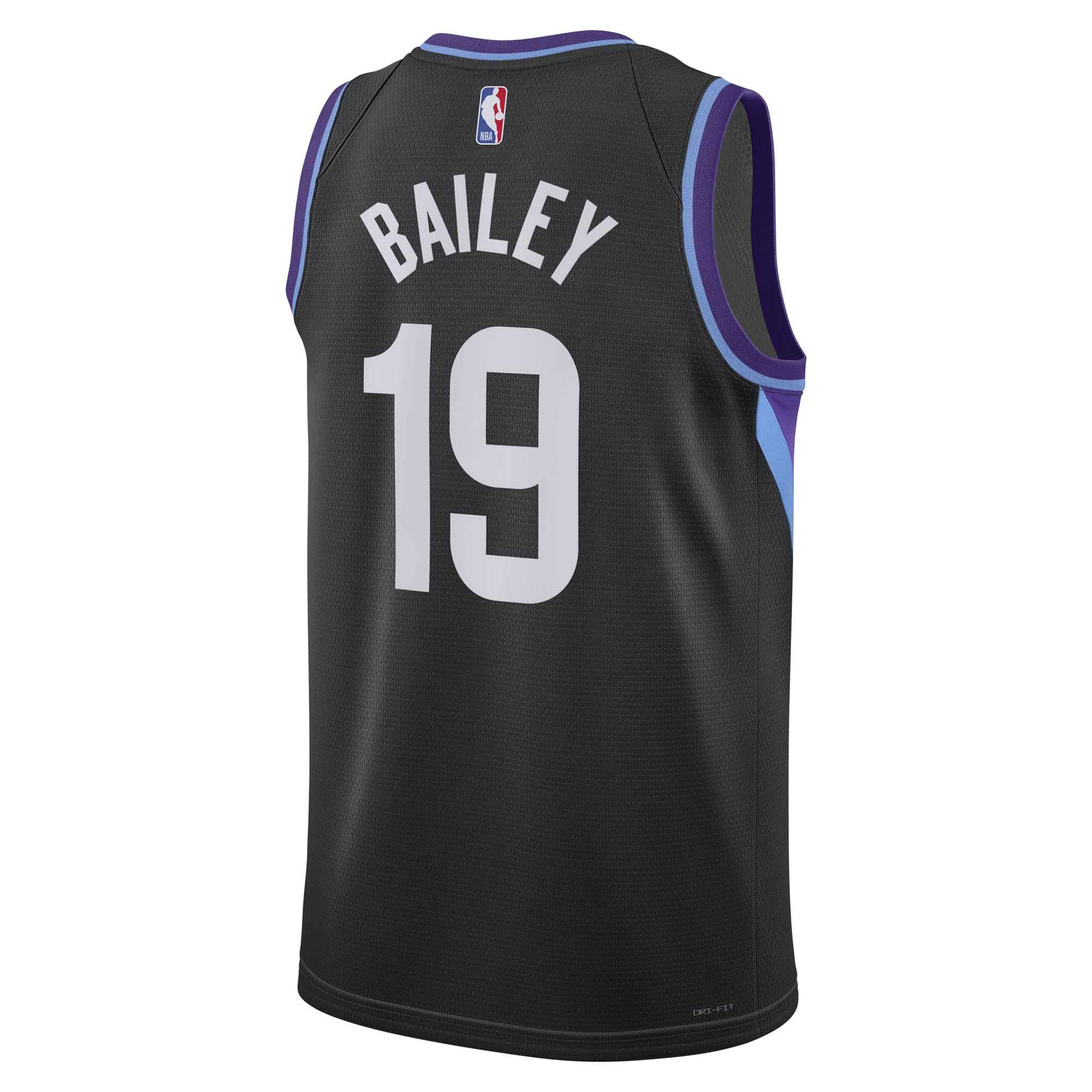Ace Bailey Utah Jazz Black Ace Bailey Jersey - Men's