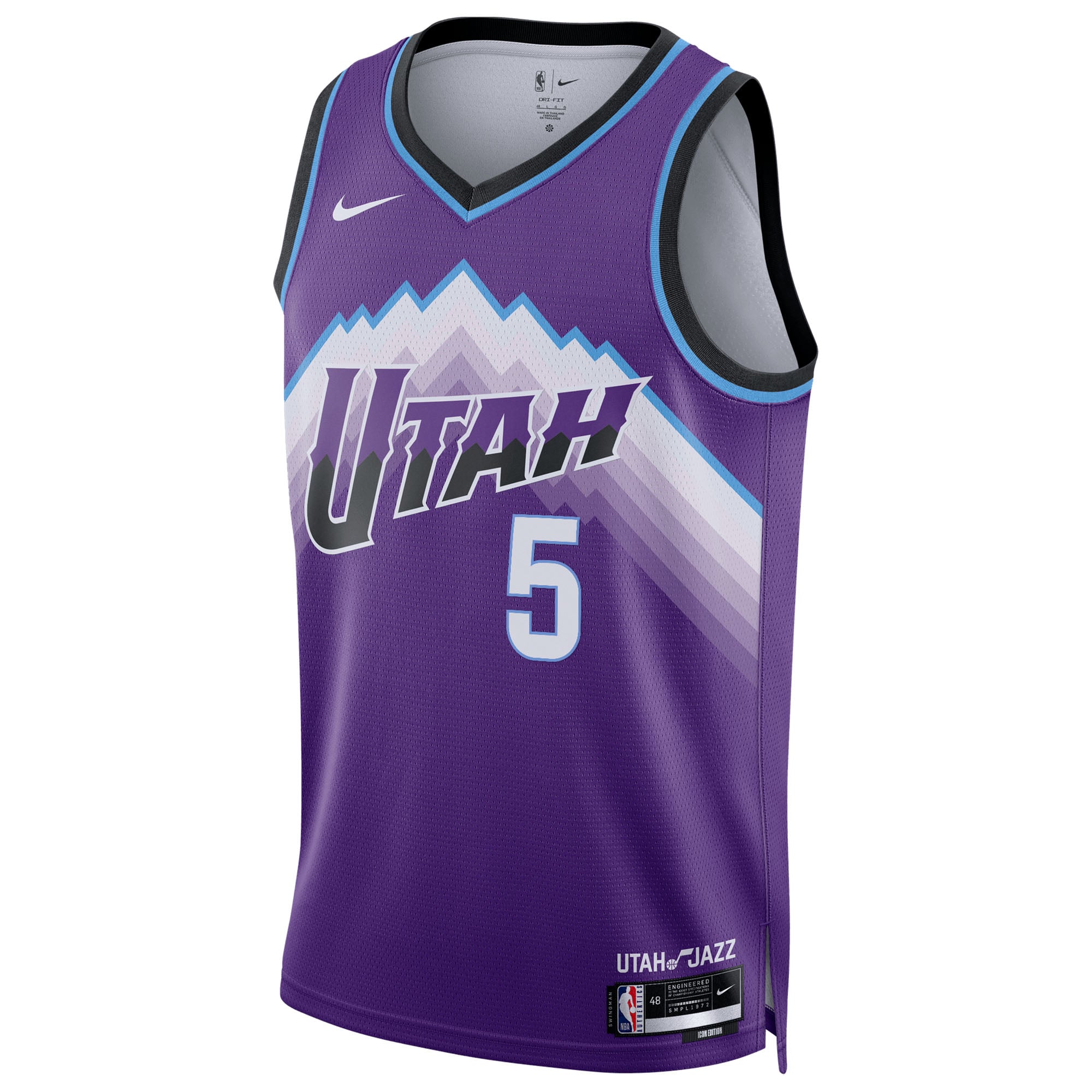 Cody Williams Utah Jazz Purple Basketball Shirt - Youth