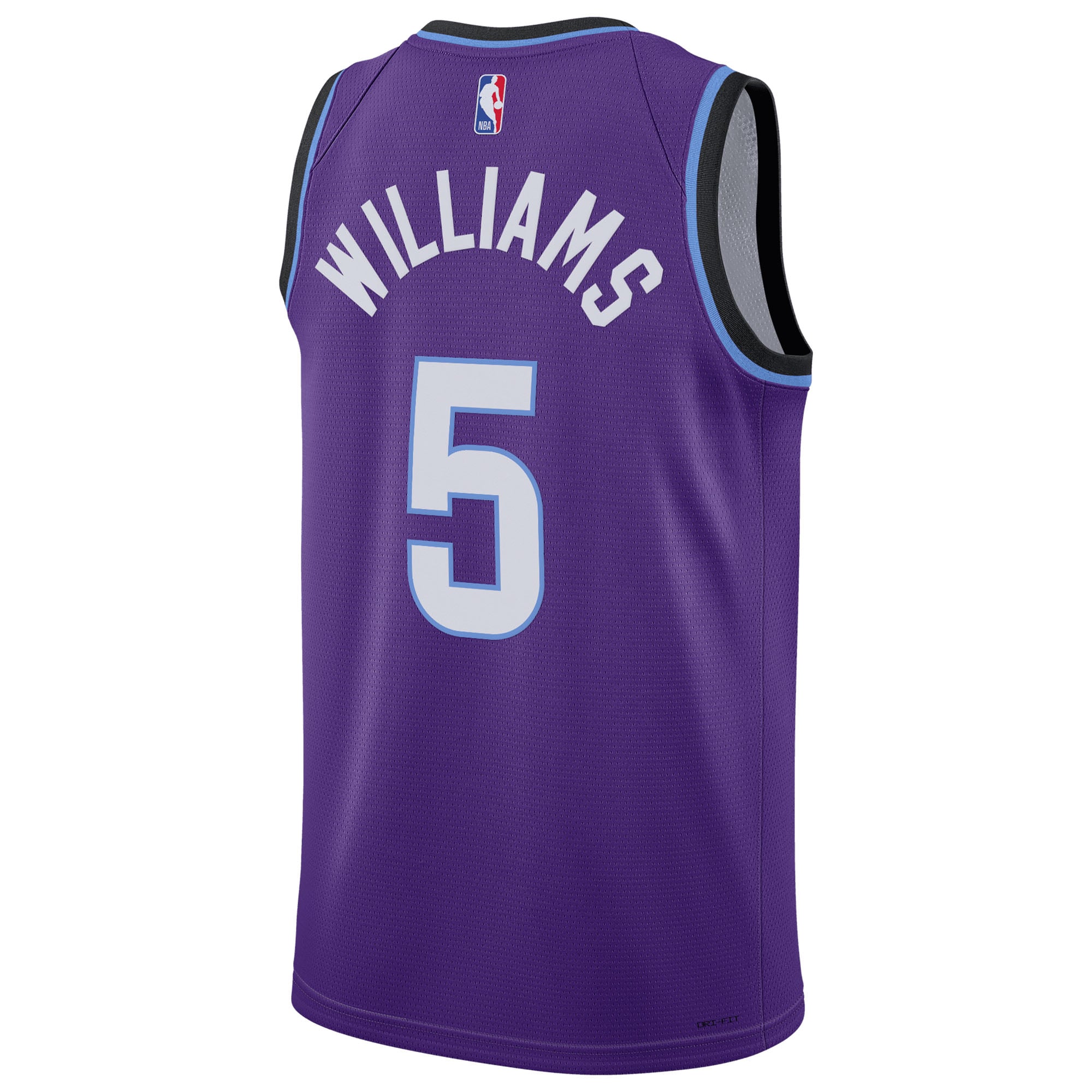 Cody Williams Utah Jazz Purple Basketball Shirt - Youth