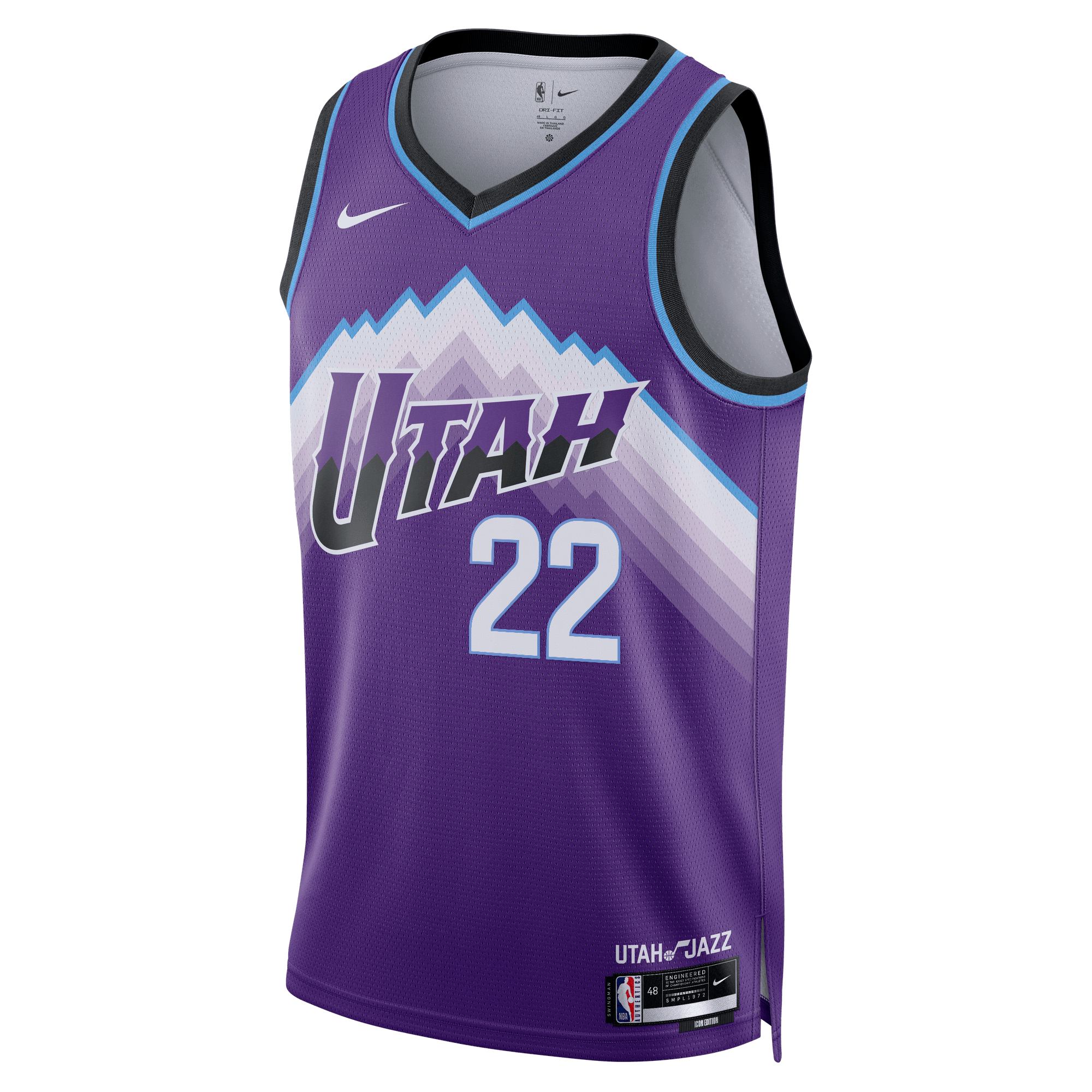 Darryn Peterson Utah Jazz Purple Edition 2 Jersey - Men's