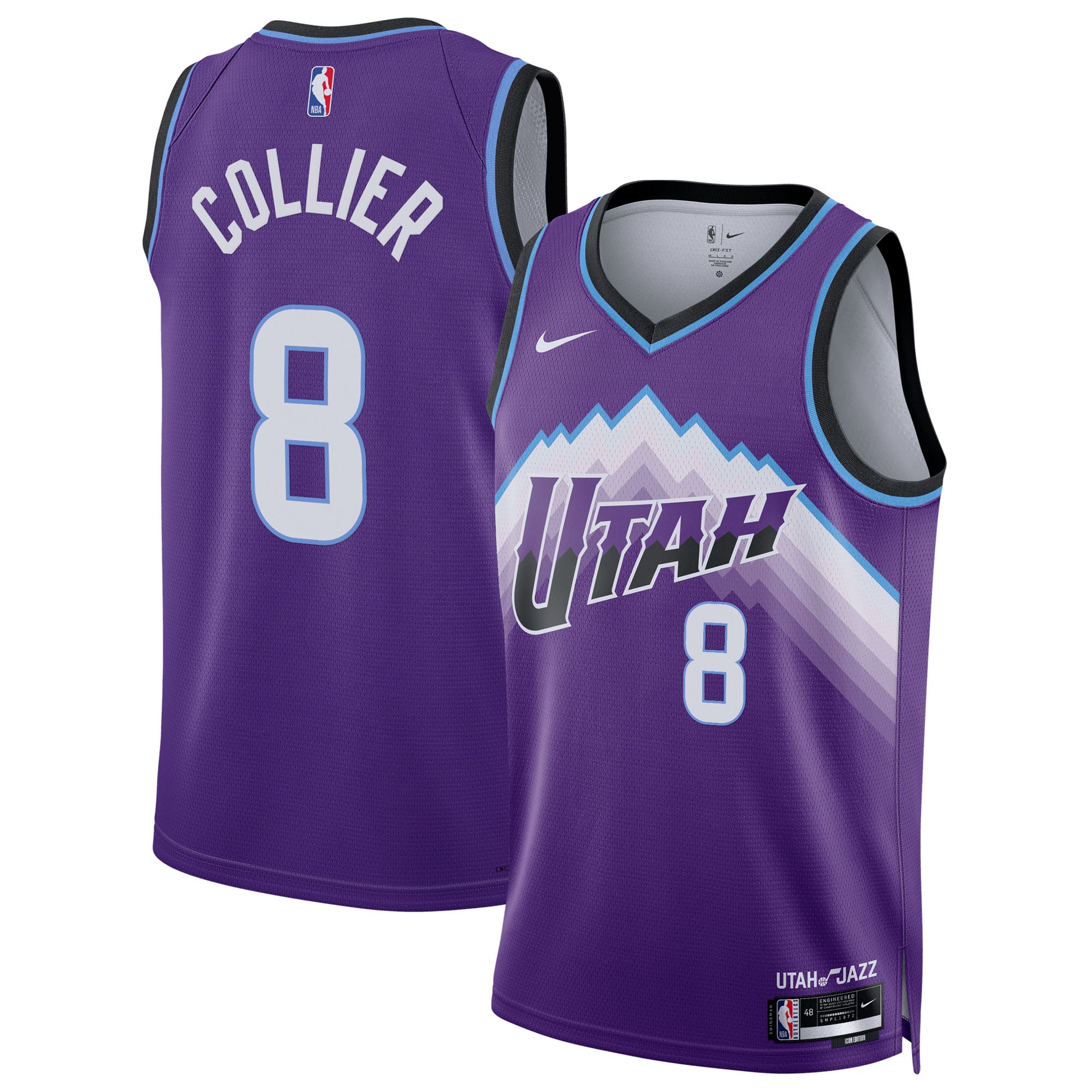 Isaiah Collier Utah Jazz Purple Basketball Jersey - Women's