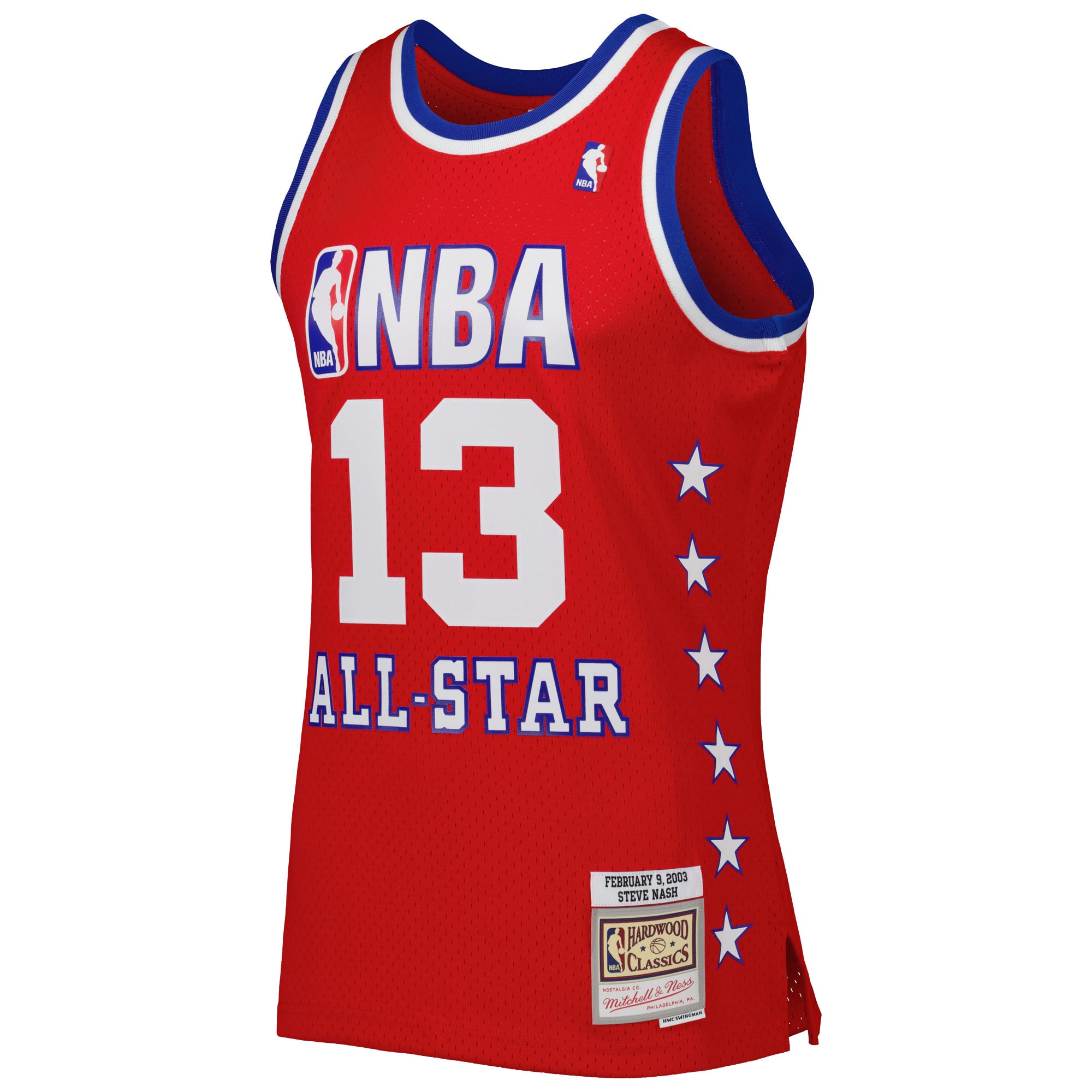 Steve Nash Western Conference Red Basketball Jersey - Men's