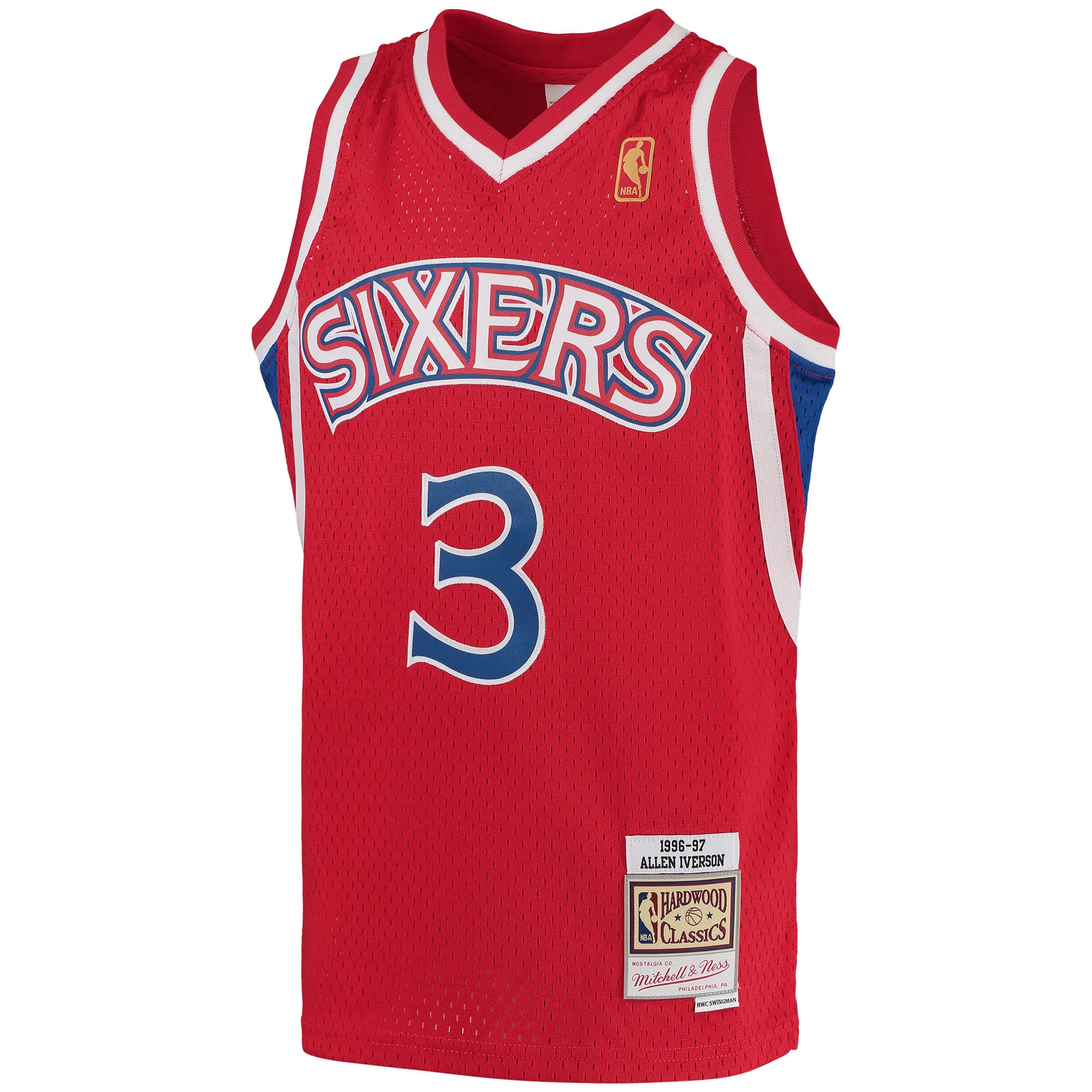 Allen Iverson Philadelphia 76ers Red Retro Jersey - Youth