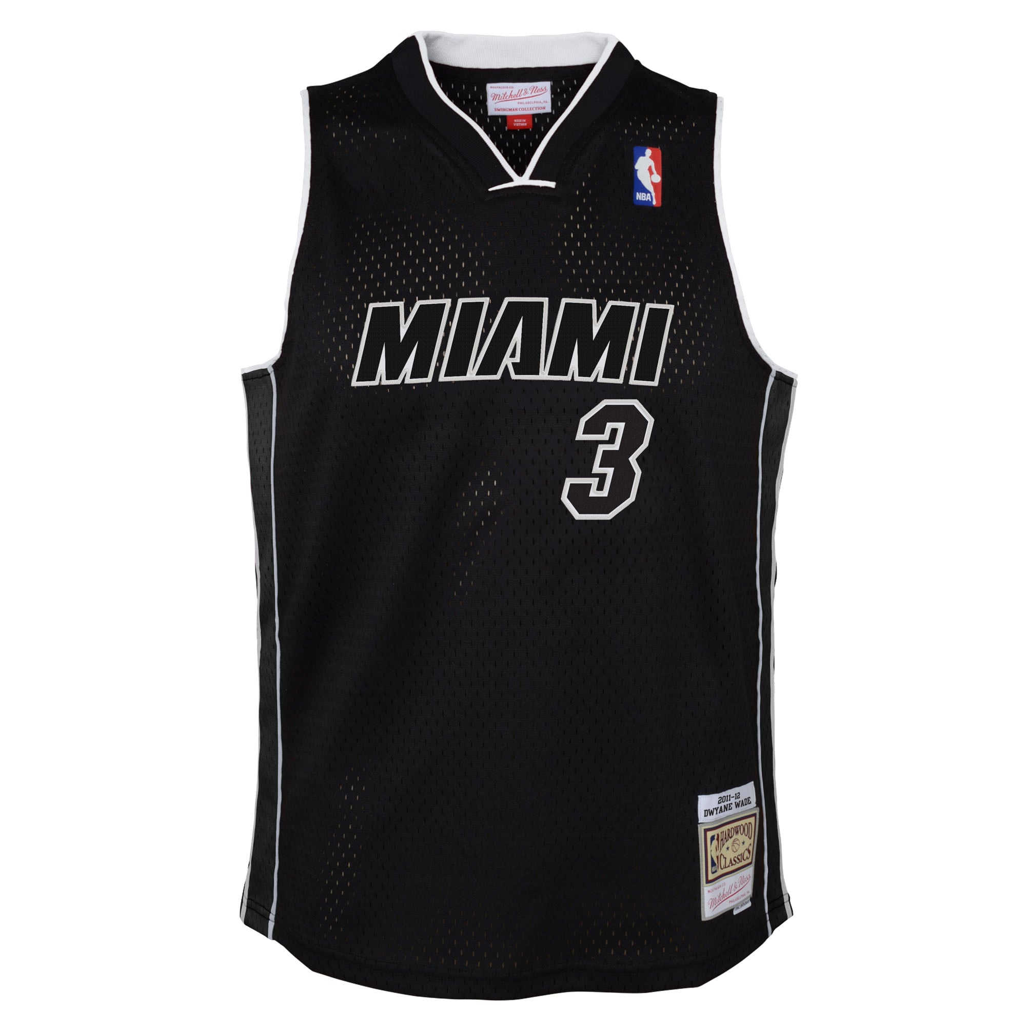 Dwyane Wade Miami Heat Black 2011/12 Jersey - Youth