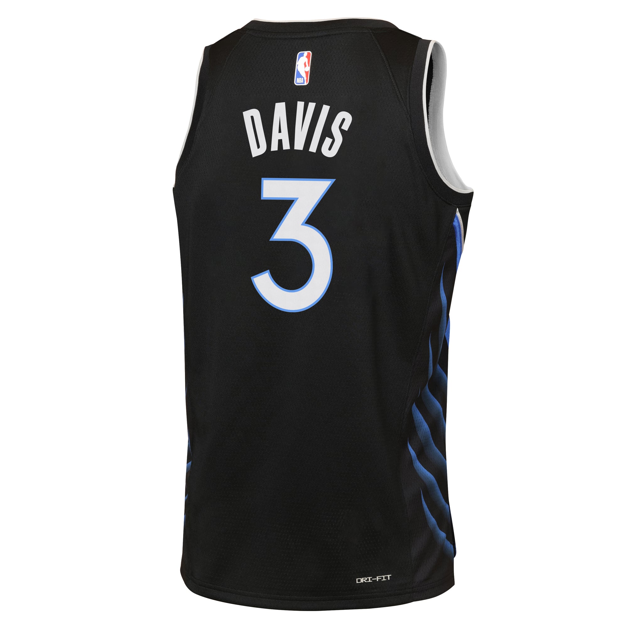 Anthony Davis Dallas Mavericks Black Jersey - Men's