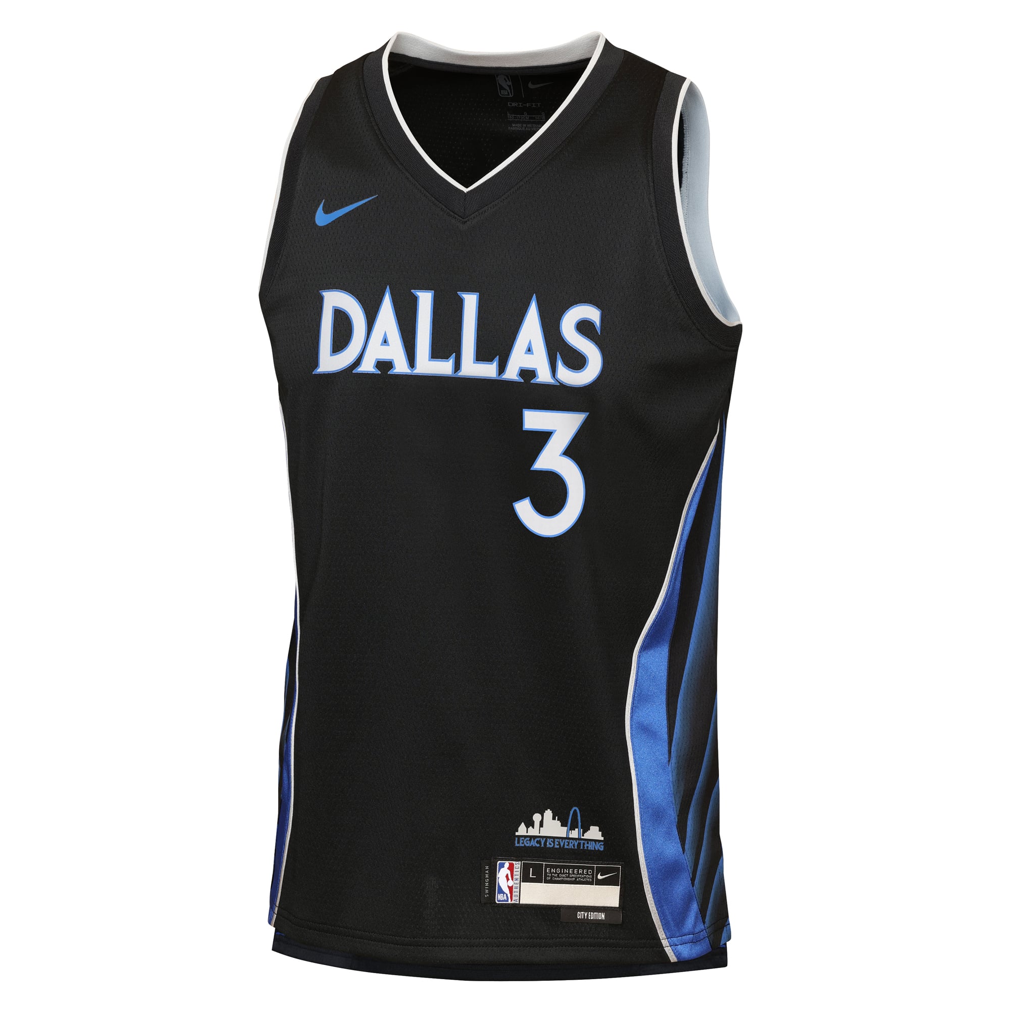 Anthony Davis Dallas Mavericks Black Jersey - Men's