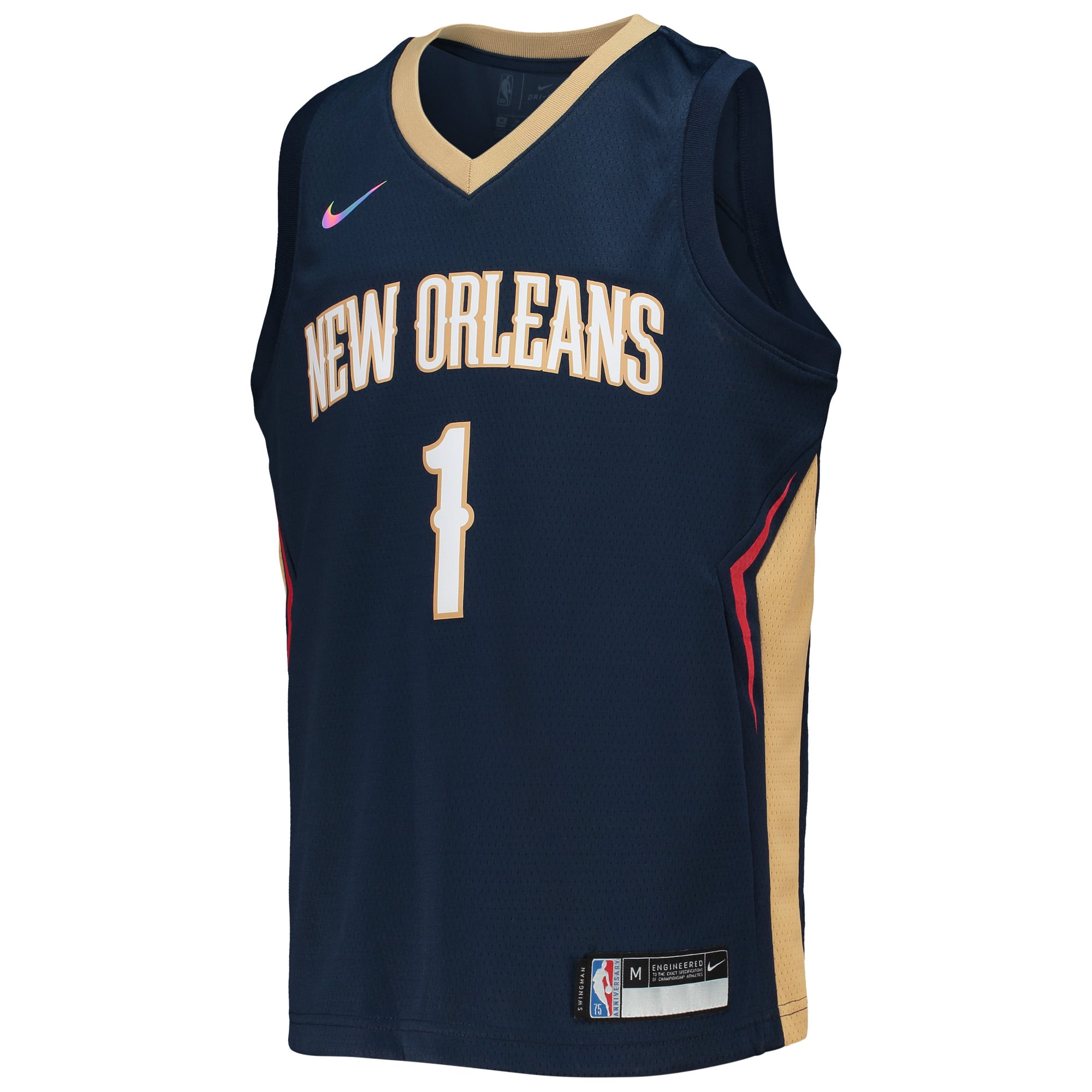 Zion Williamson New York Knicks Navy 2021/22 Jersey - Youth