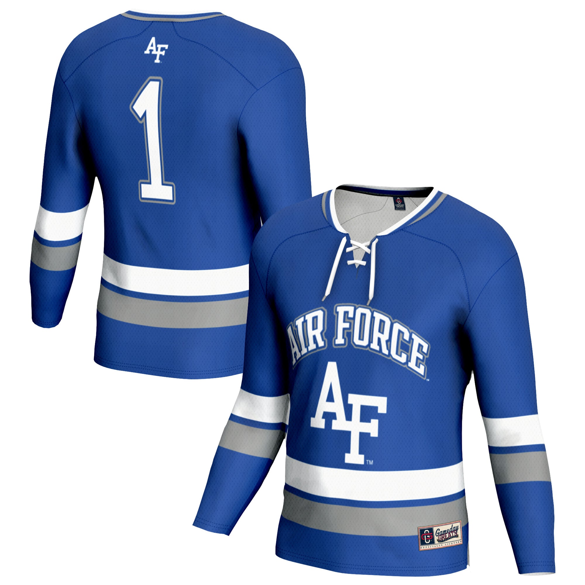 Air Force Falcons Royal Hockey Jersey - Youth