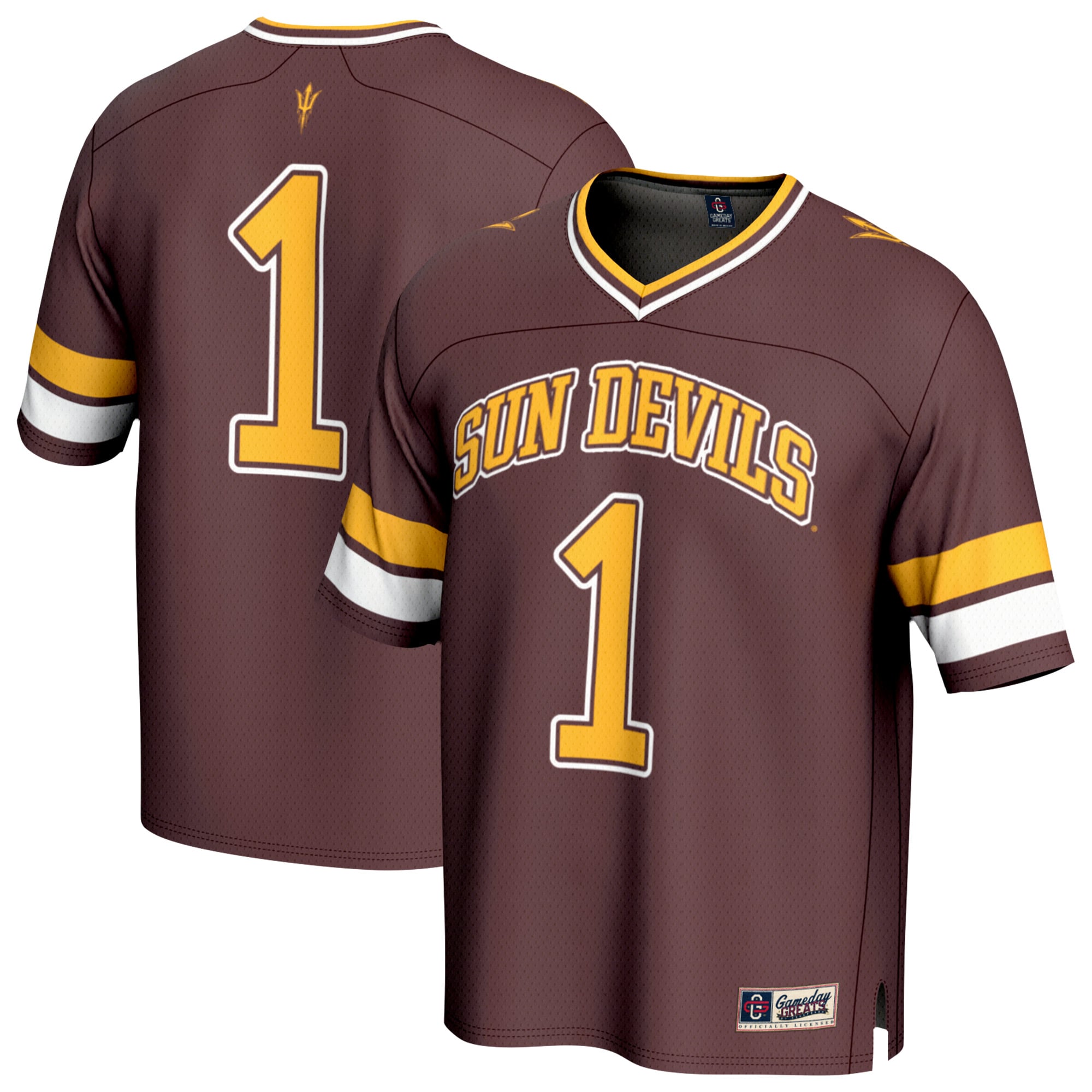 Arizona State Sun Devils #1 Maroon Football Jersey - Women's