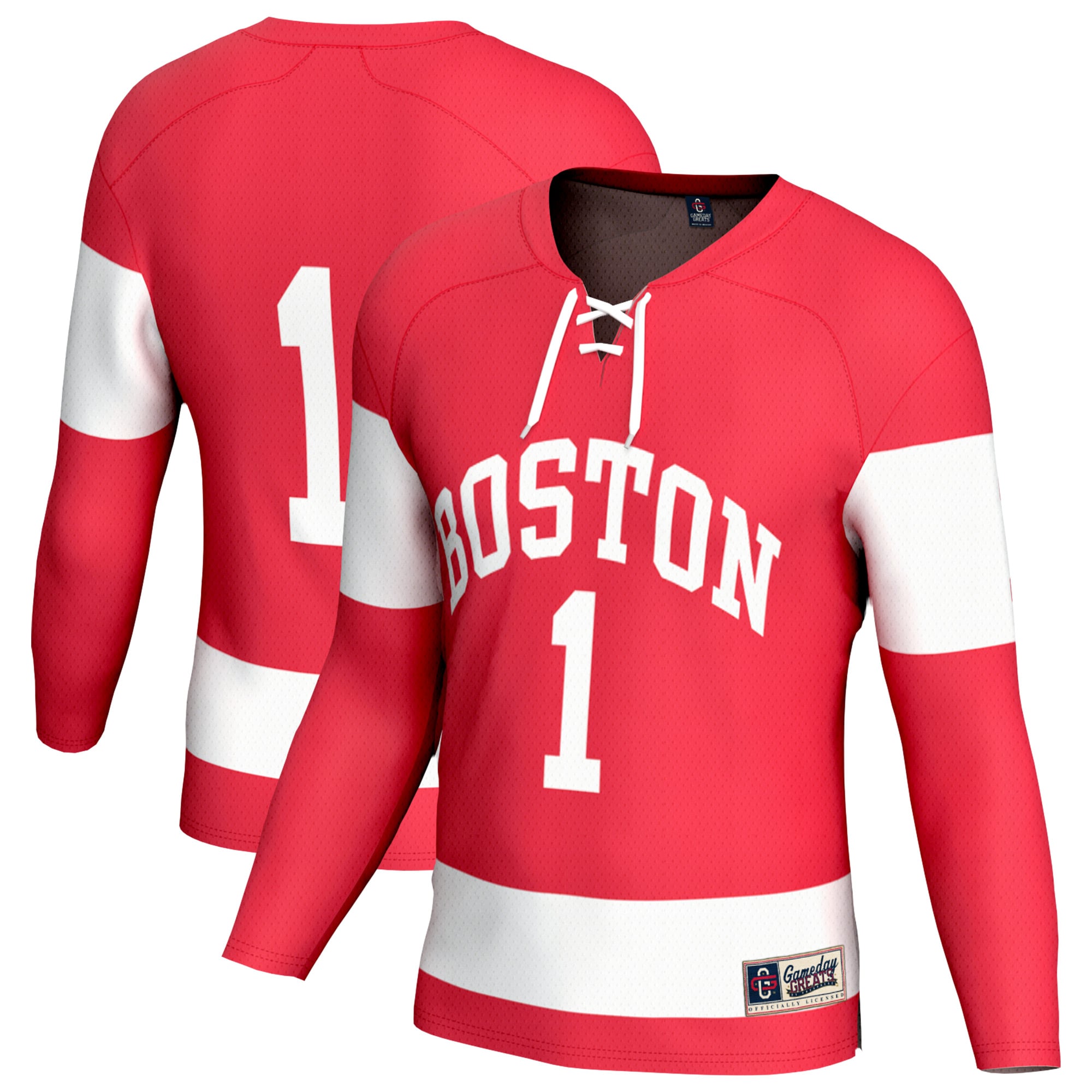 Boston University Scarlet Hockey Shirt - Men's
