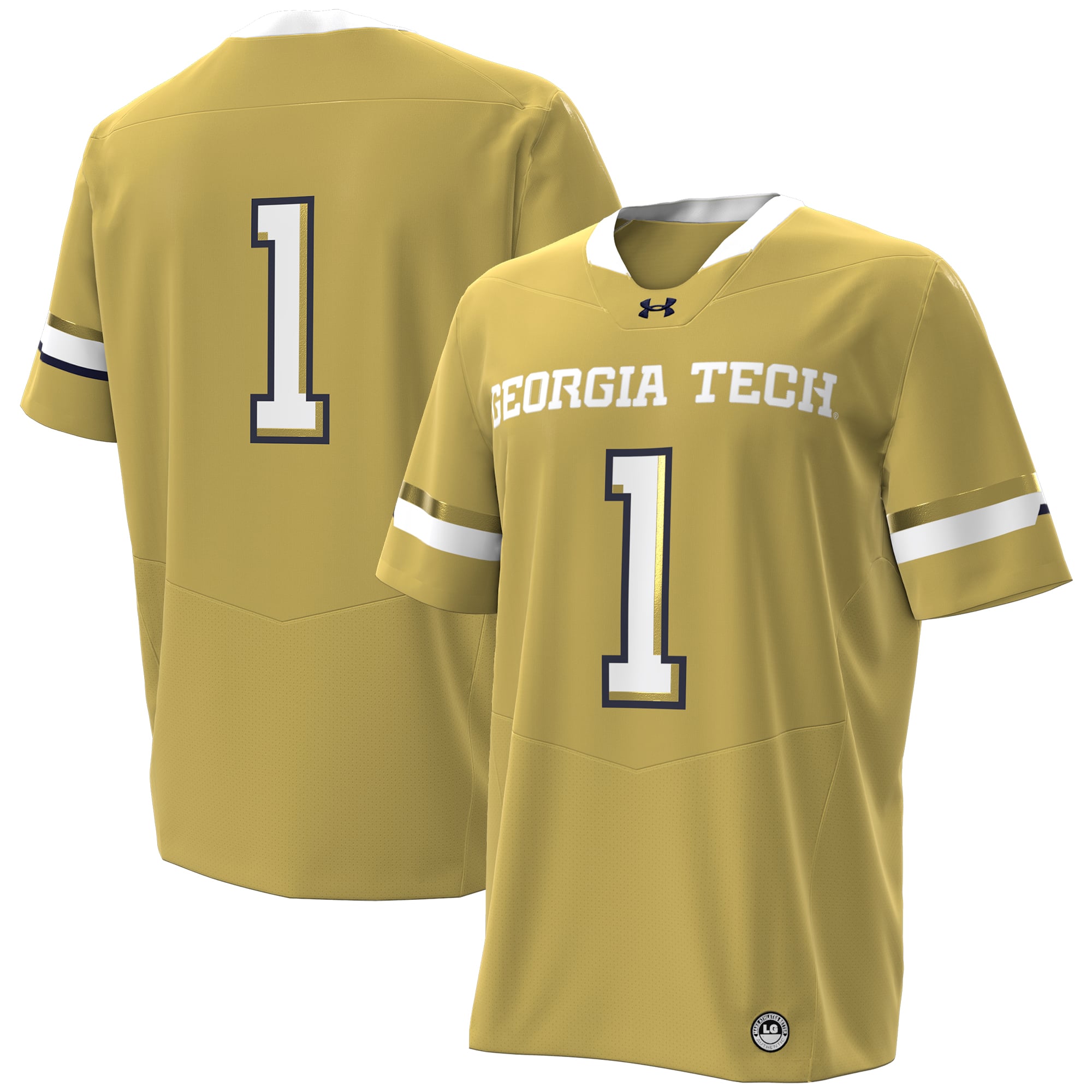 Georgia Tech Yellow Jackets #1 Gold Football Shirt - Youth