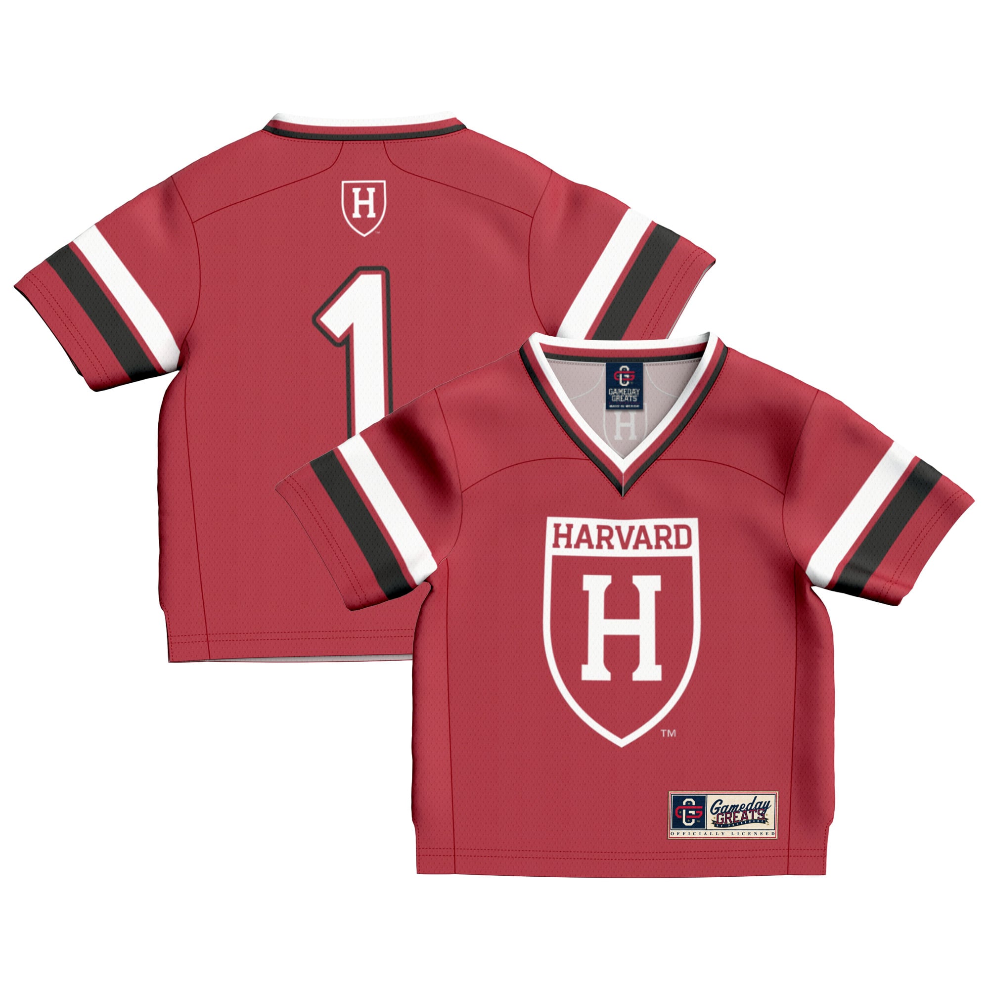 Lightweight Collegiate Fashion #1 Football Jersey - Youth