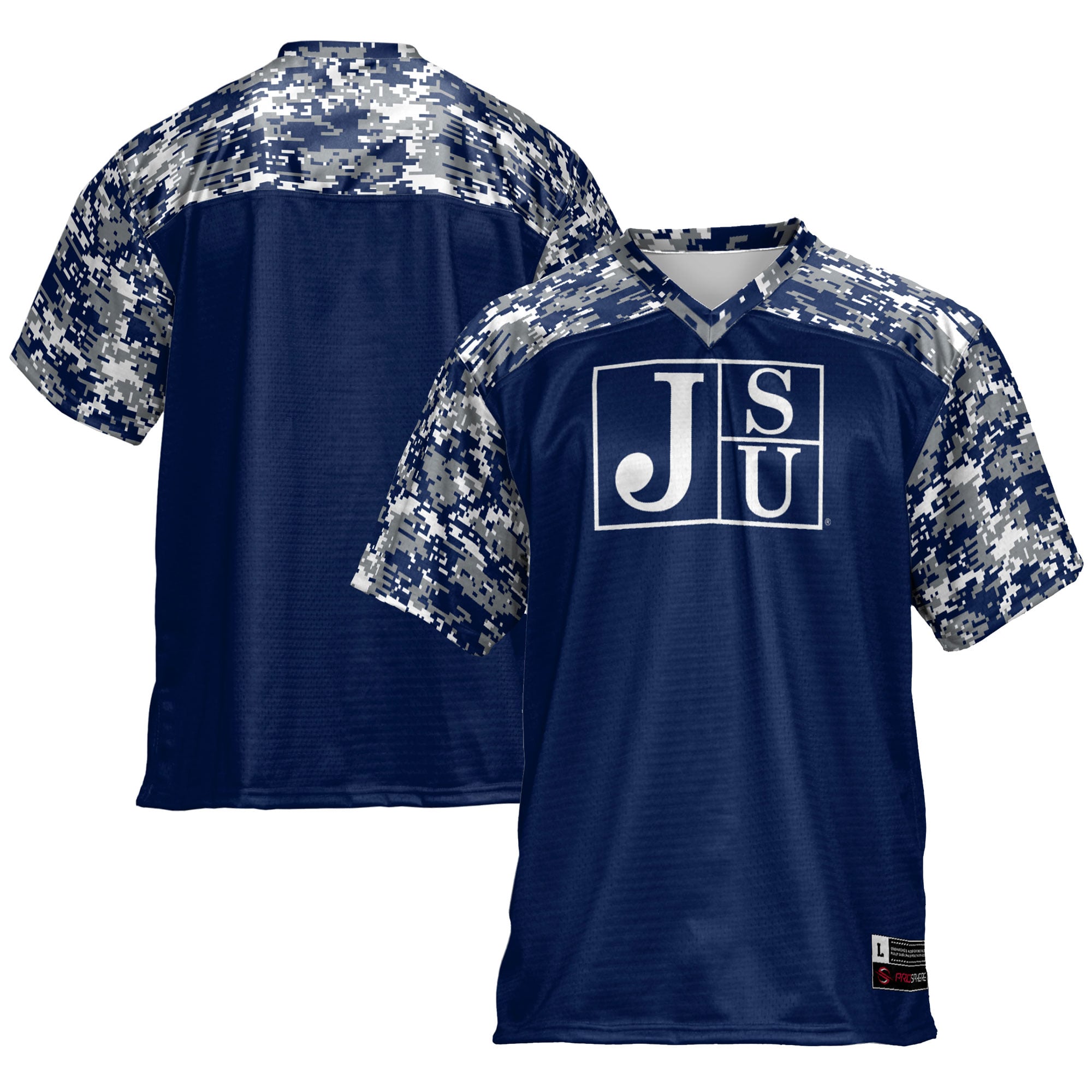 Jackson State Tigers Navy Football Shirt - Men's