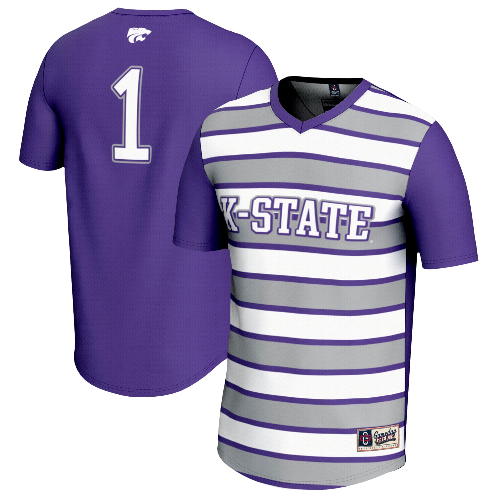 Kansas State Wildcats #1 Purple Soccer Jersey - Women's