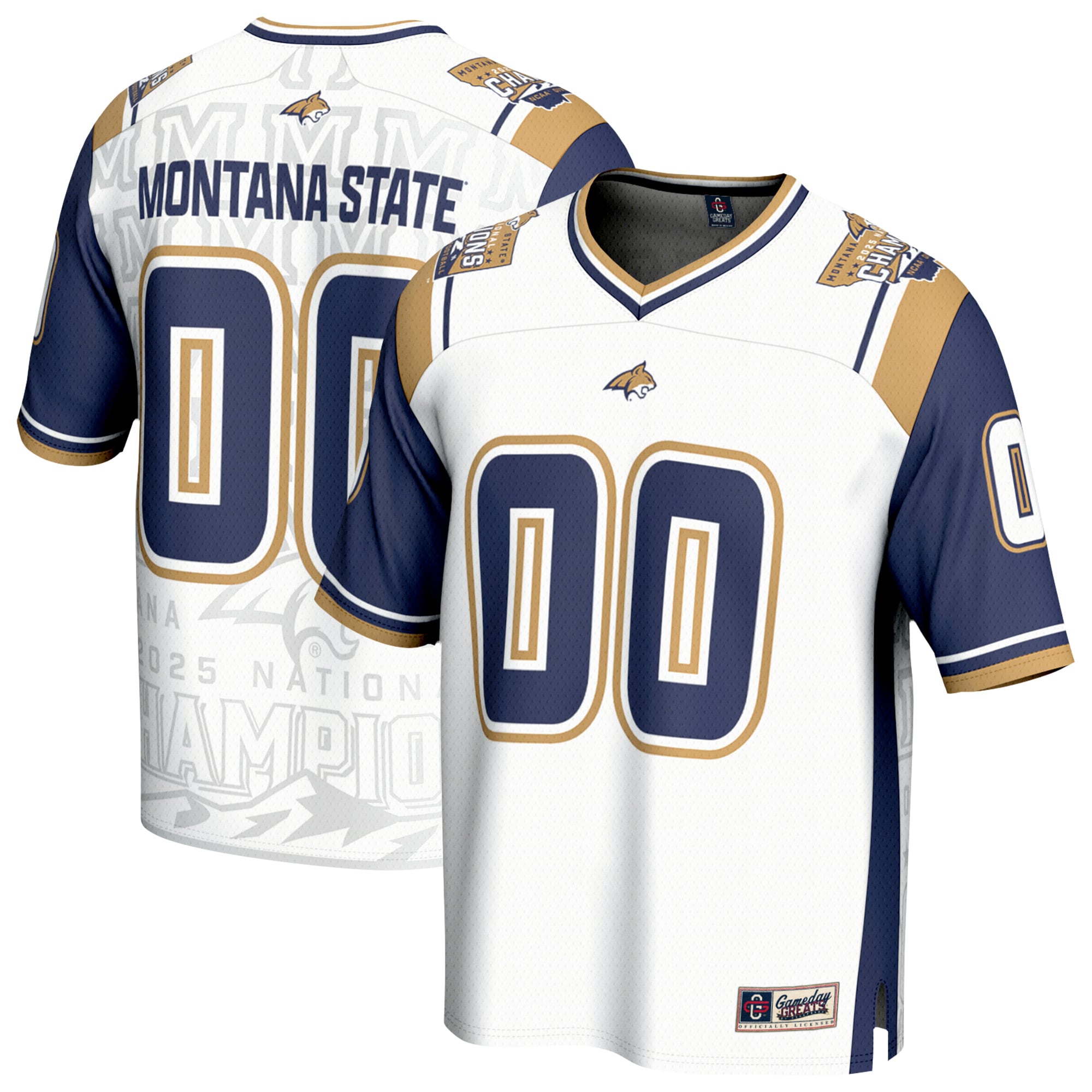 Montana State Bobcats White Football Jersey 2025 - Women's