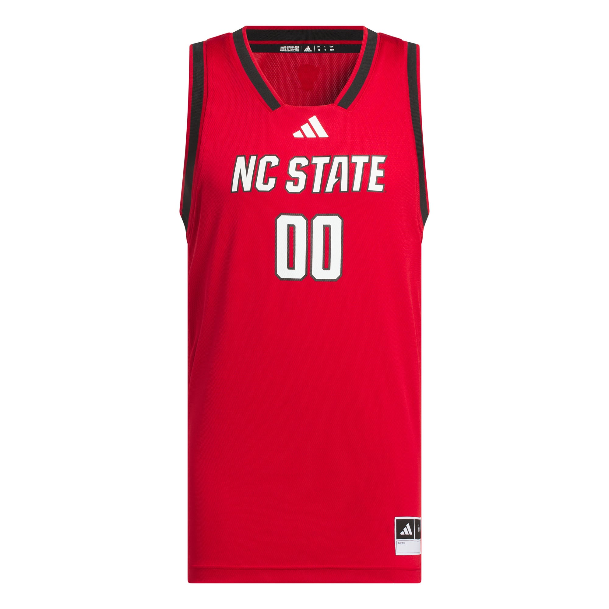 NC State Wolfpack #00 Red Baseball Jersey - Men's