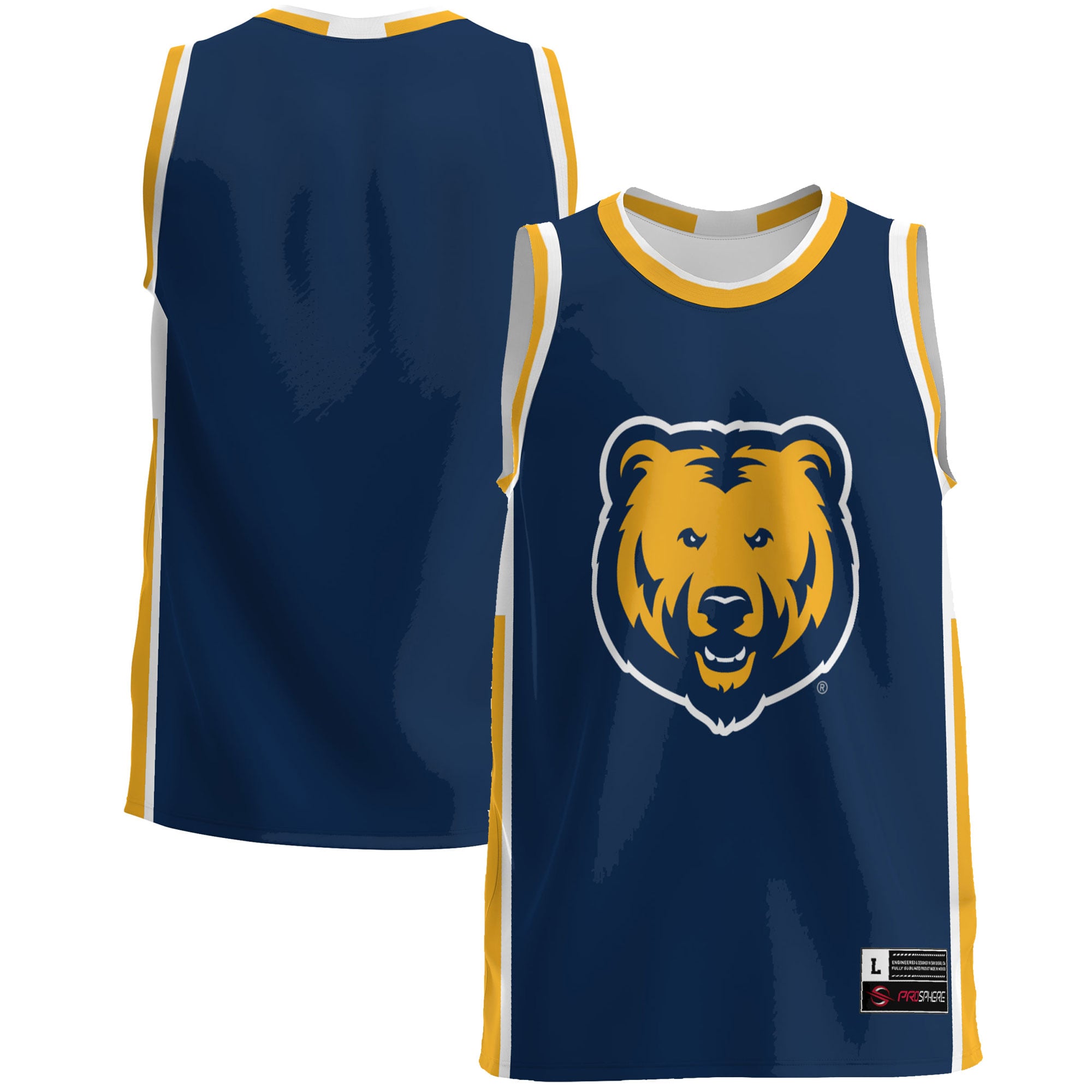 Northern Colorado Bears Blue Basketball Jersey - Youth