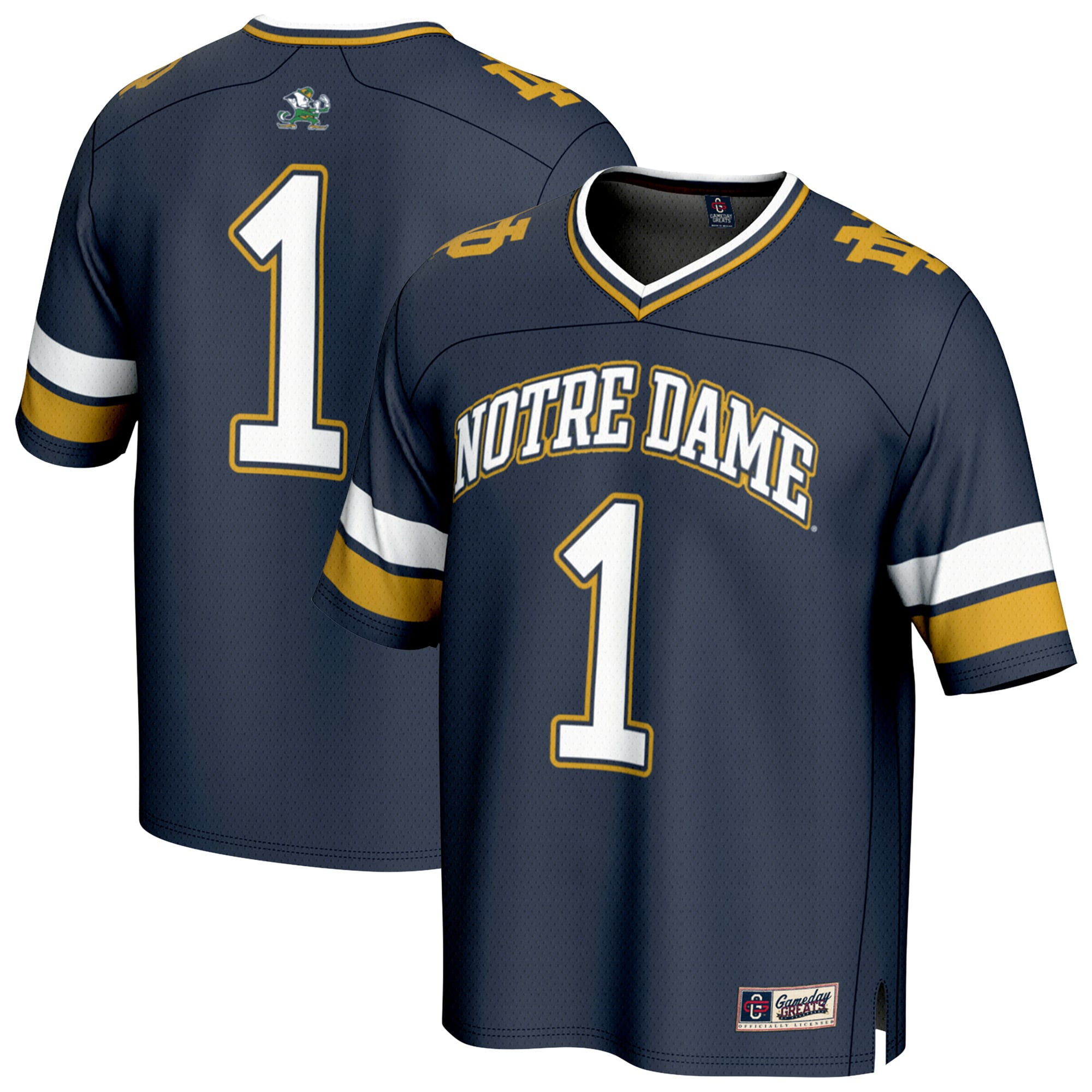 Notre Dame Fighting Irish #1 Navy Football 2 - Women's