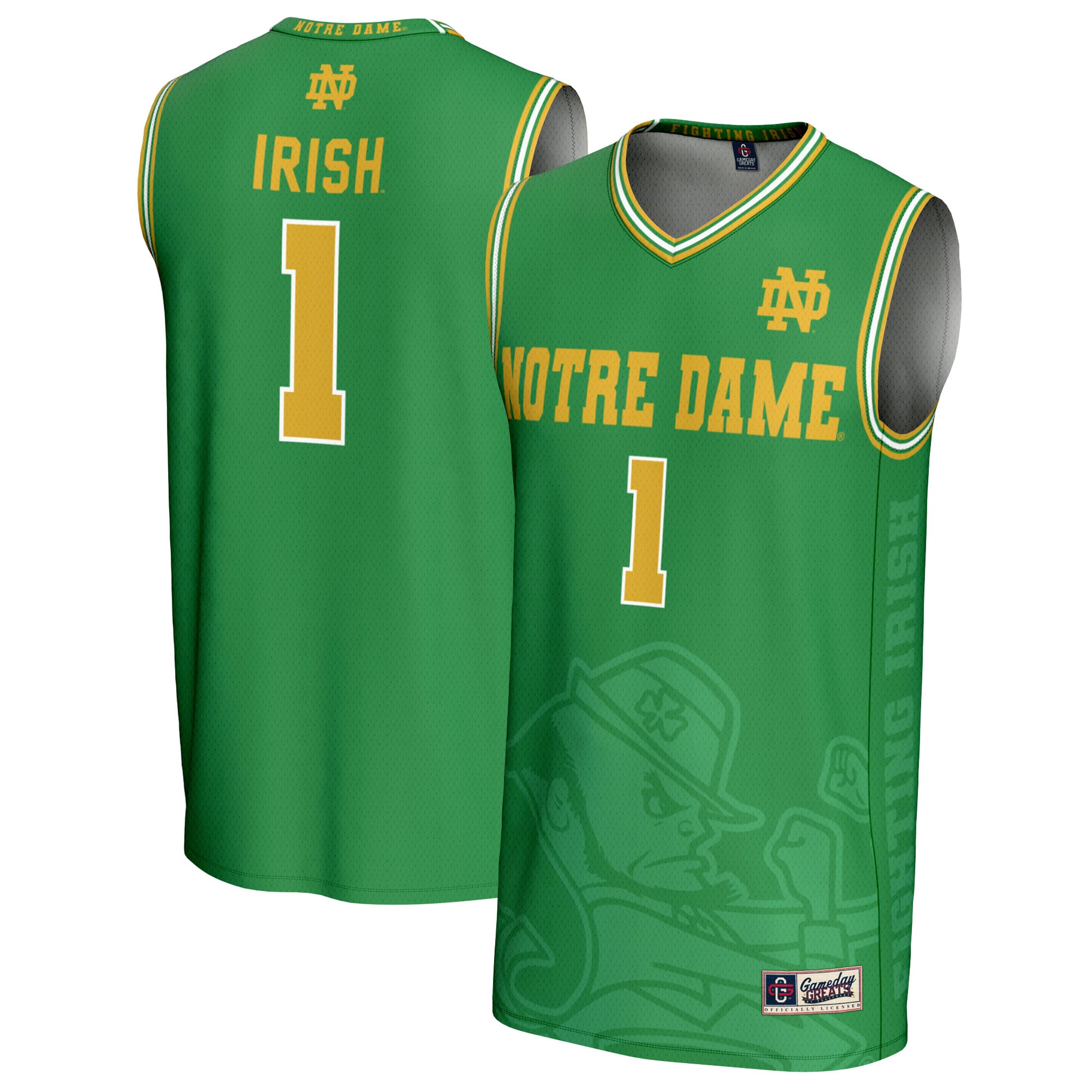 Notre Dame Fighting Irish #1 Basketball Jersey 2 - Women's