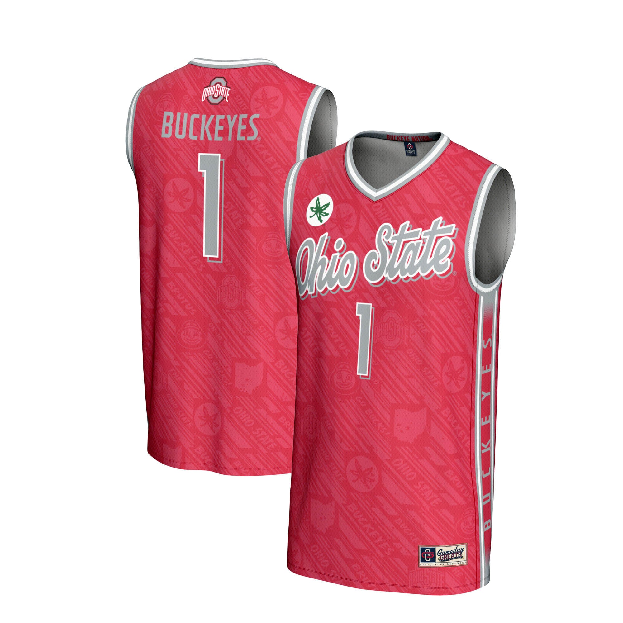 Ohio State Buckeyes #1 Jersey Basketball Jersey - Youth