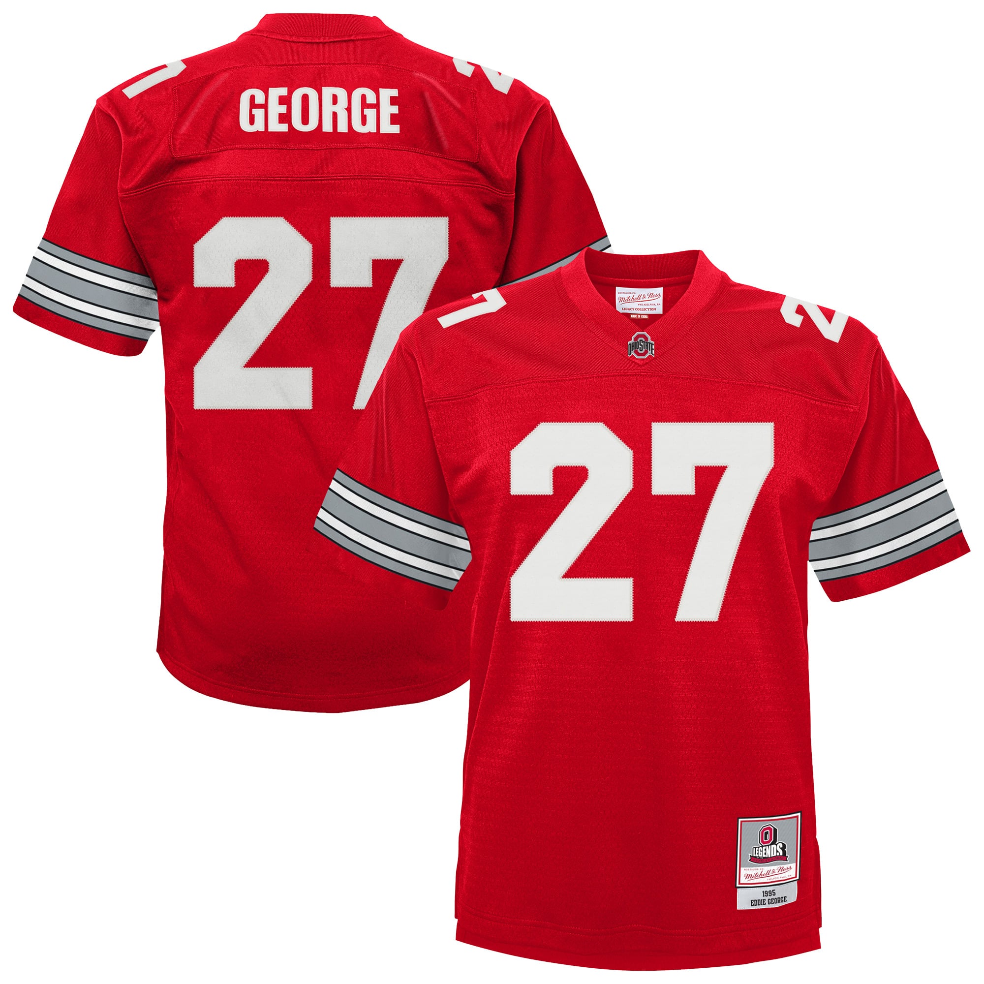 Eddie George Ohio State Buckeyes Football Shirt - Women's