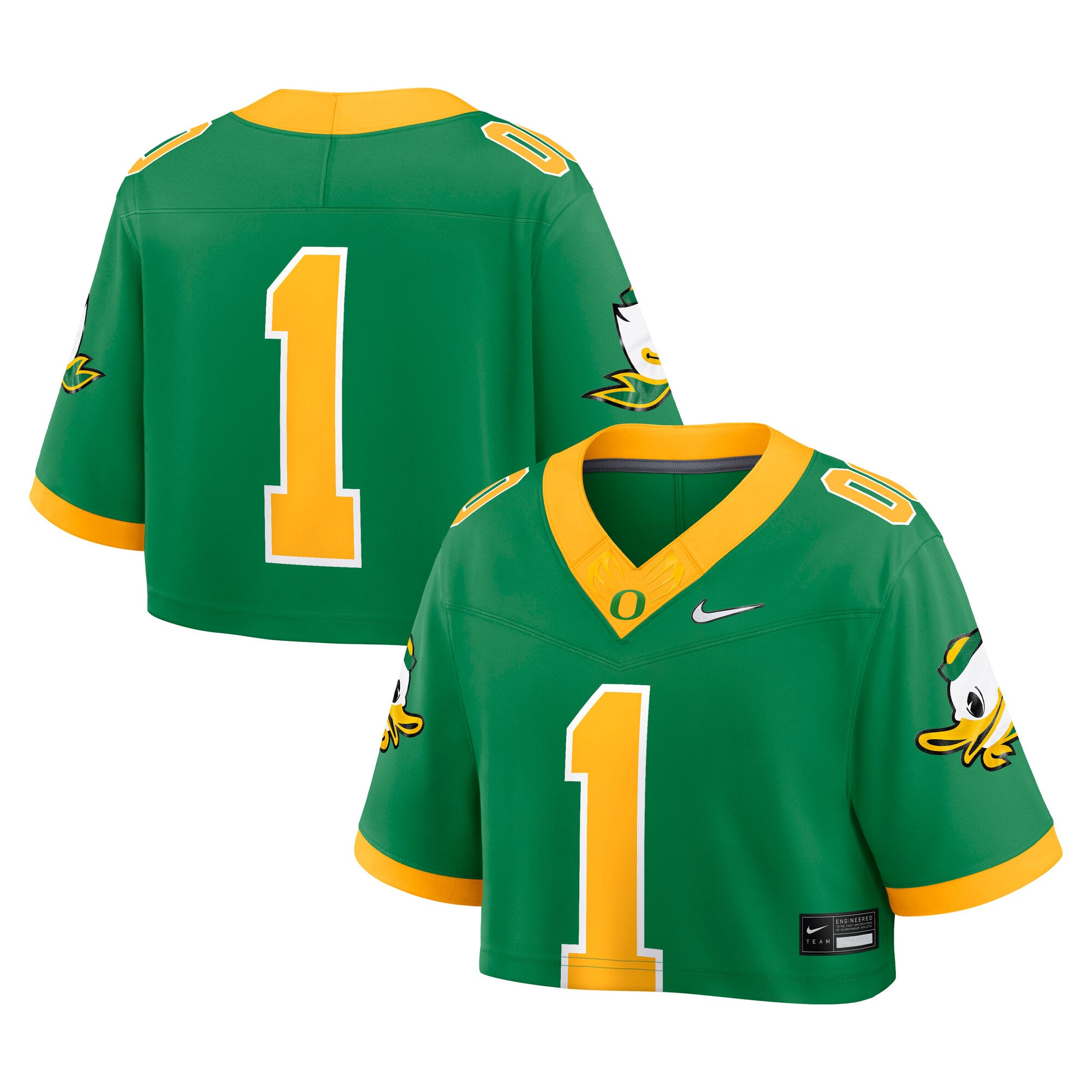 Oregon Ducks Green Game Basketball Jersey - Men's