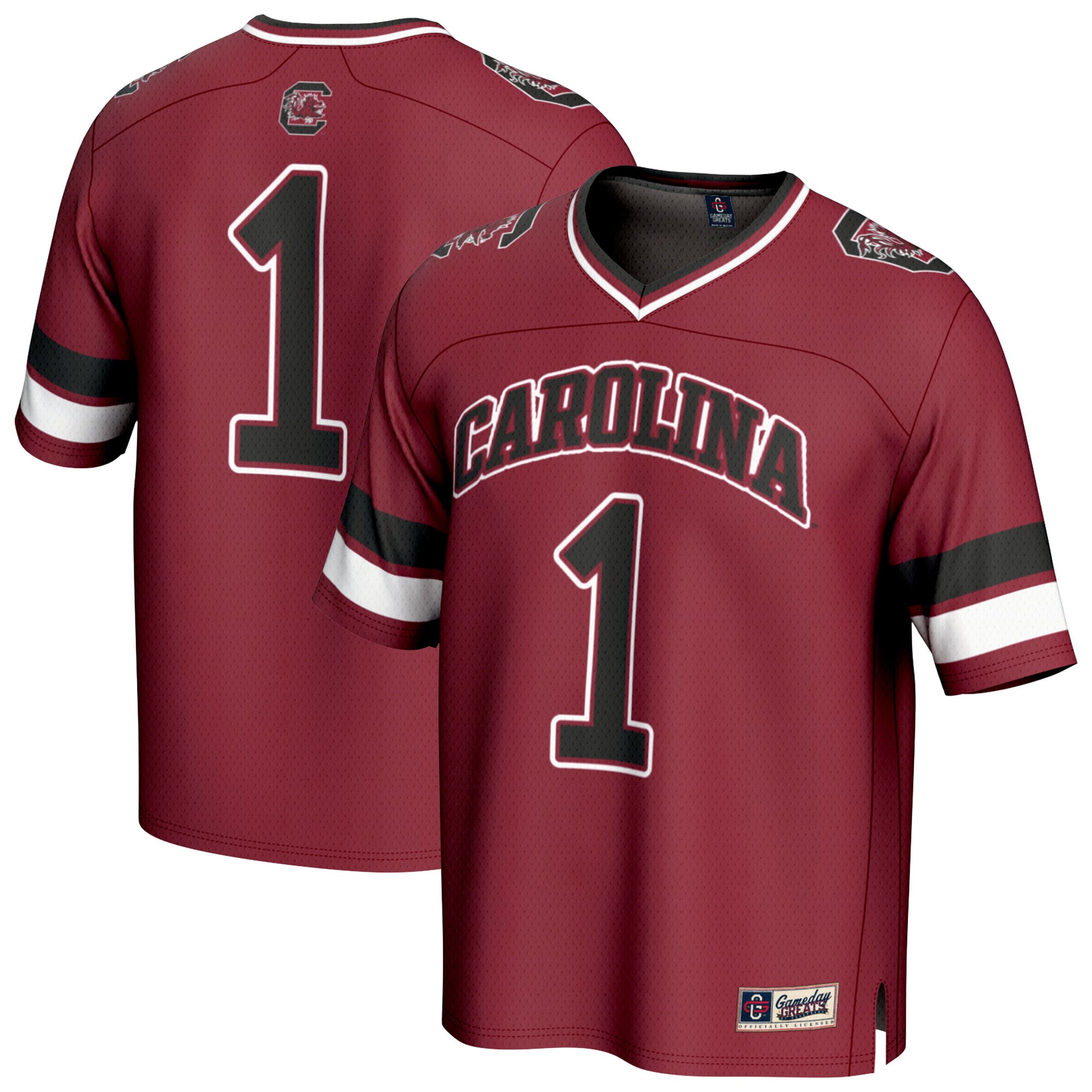 South Carolina Gamecocks #1 Garnet Football Jersey - Women's