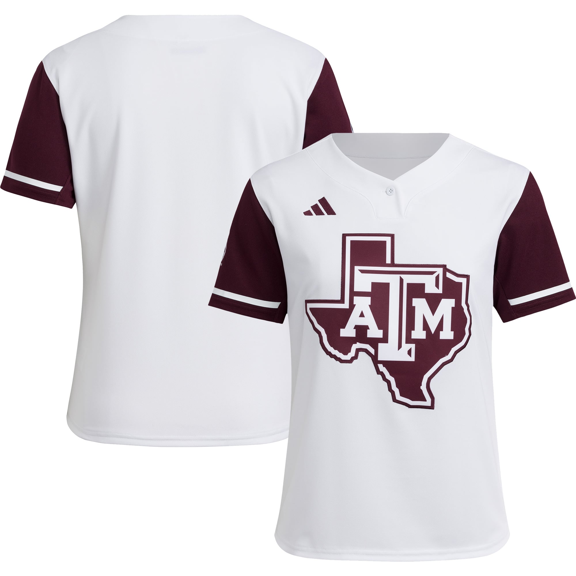Texas A&M Aggies Maroon Softball Shirt - Youth