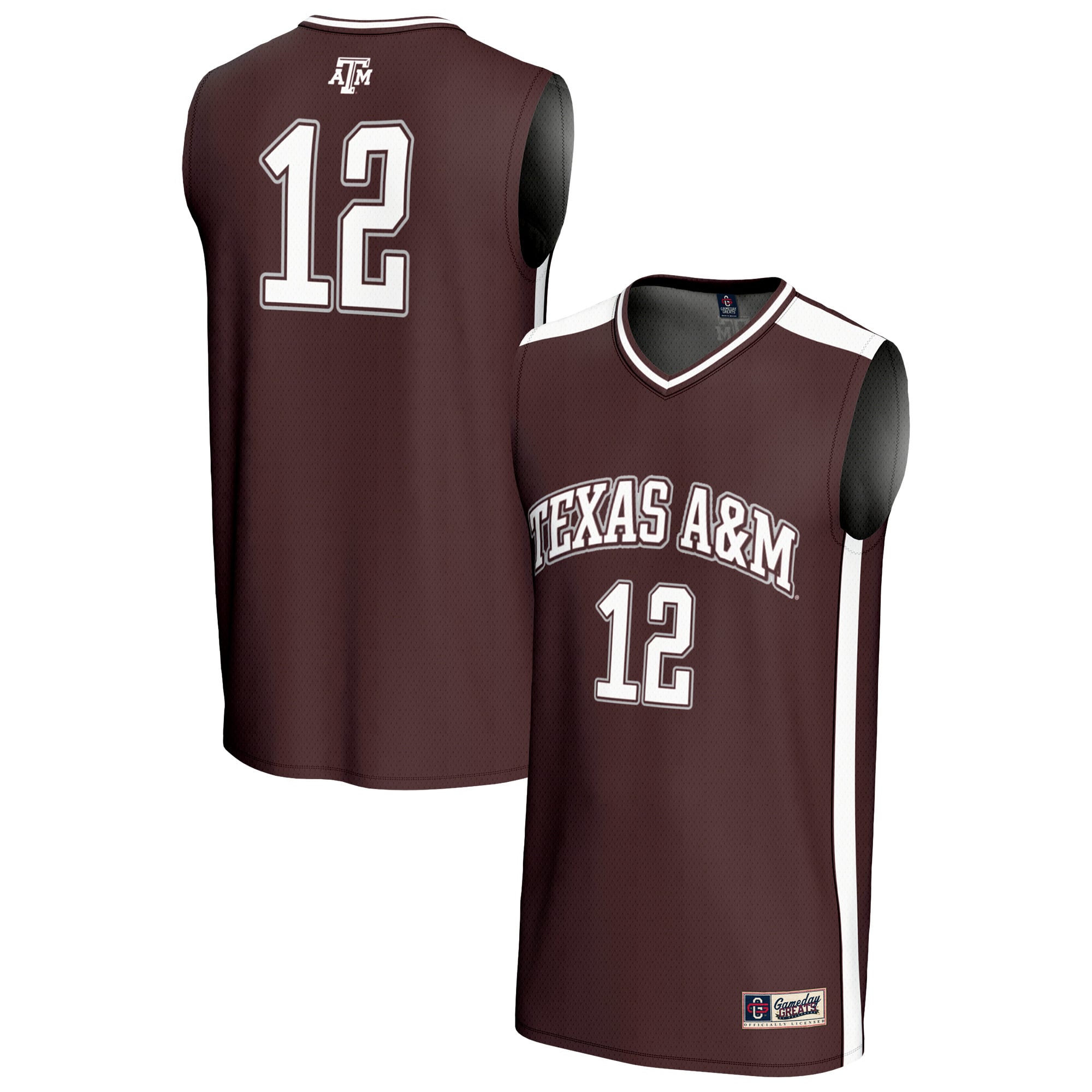 Texas A&M Aggies #12 Fashion Basketball Jersey - Youth