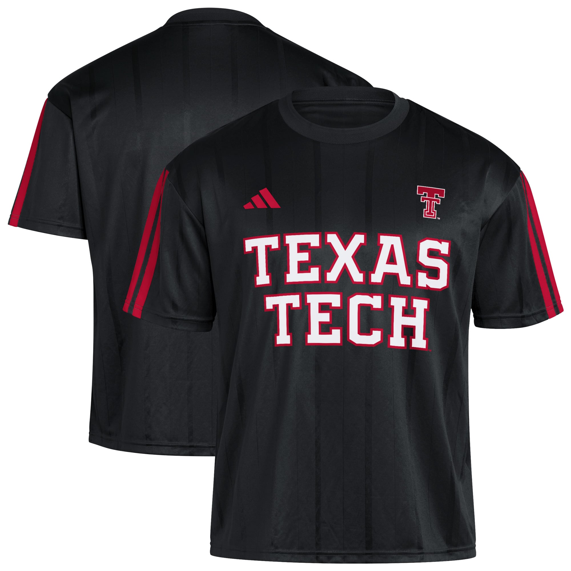 Texas Tech Red Raiders Black Soccer Jersey - Youth