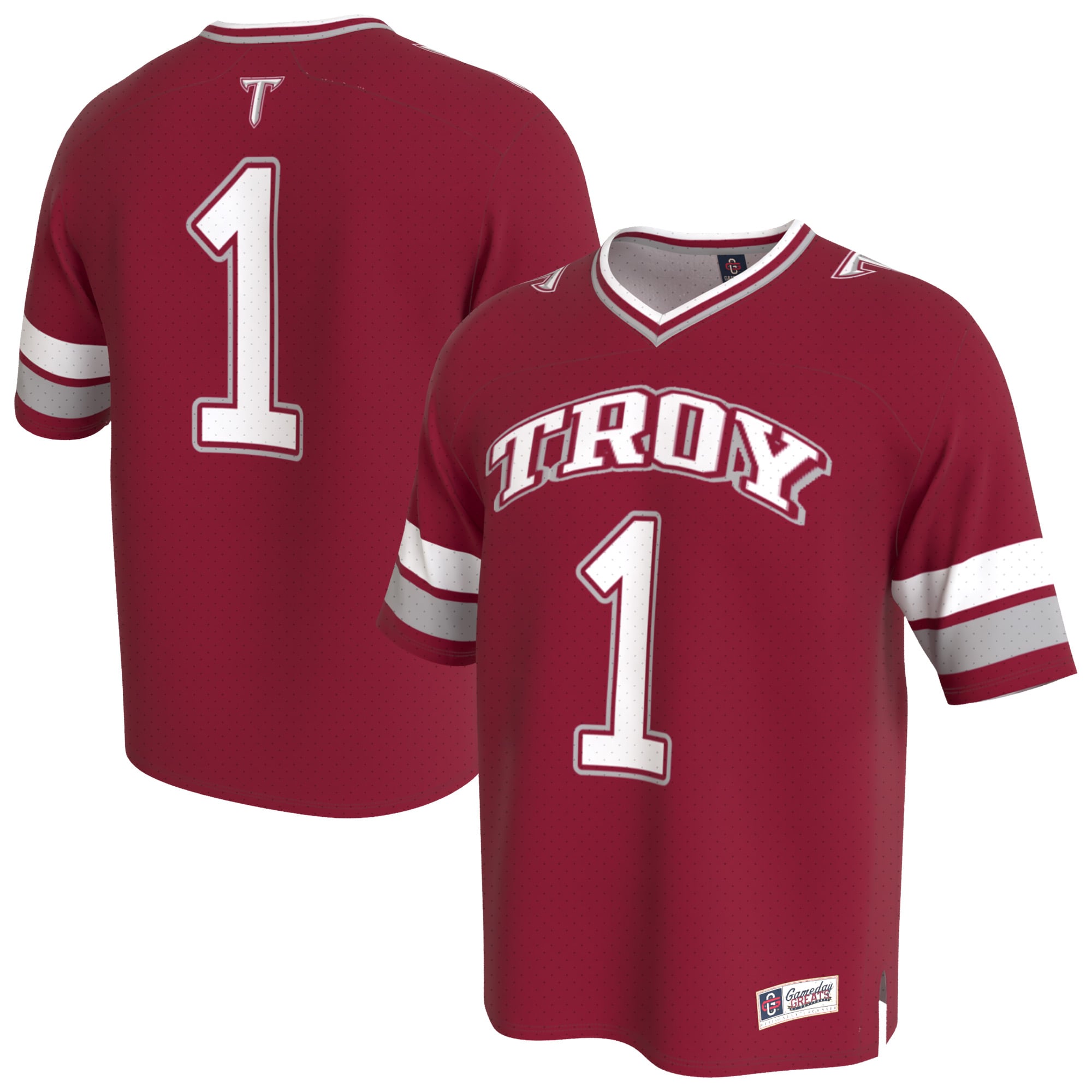 Troy University Trojans Cardinal Football Jersey - Men's